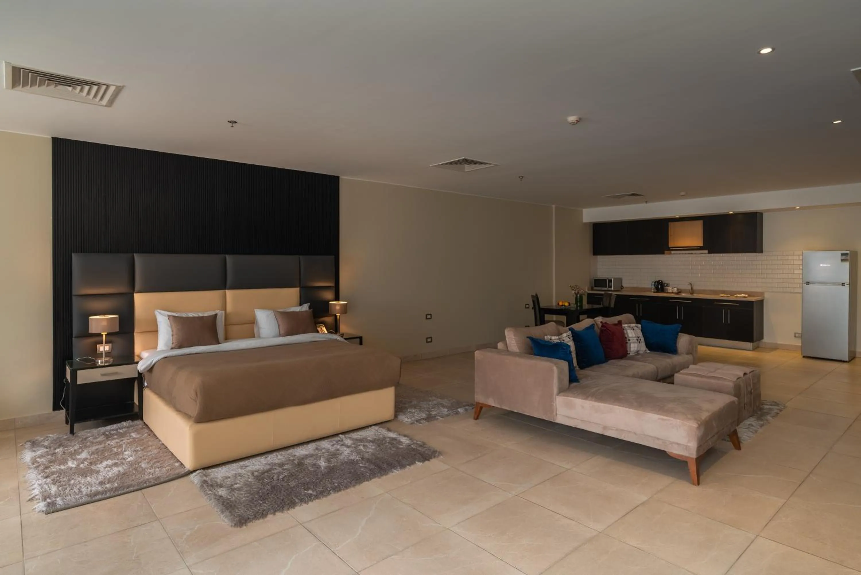 Bed in Rhactus Hotel, New Alamein