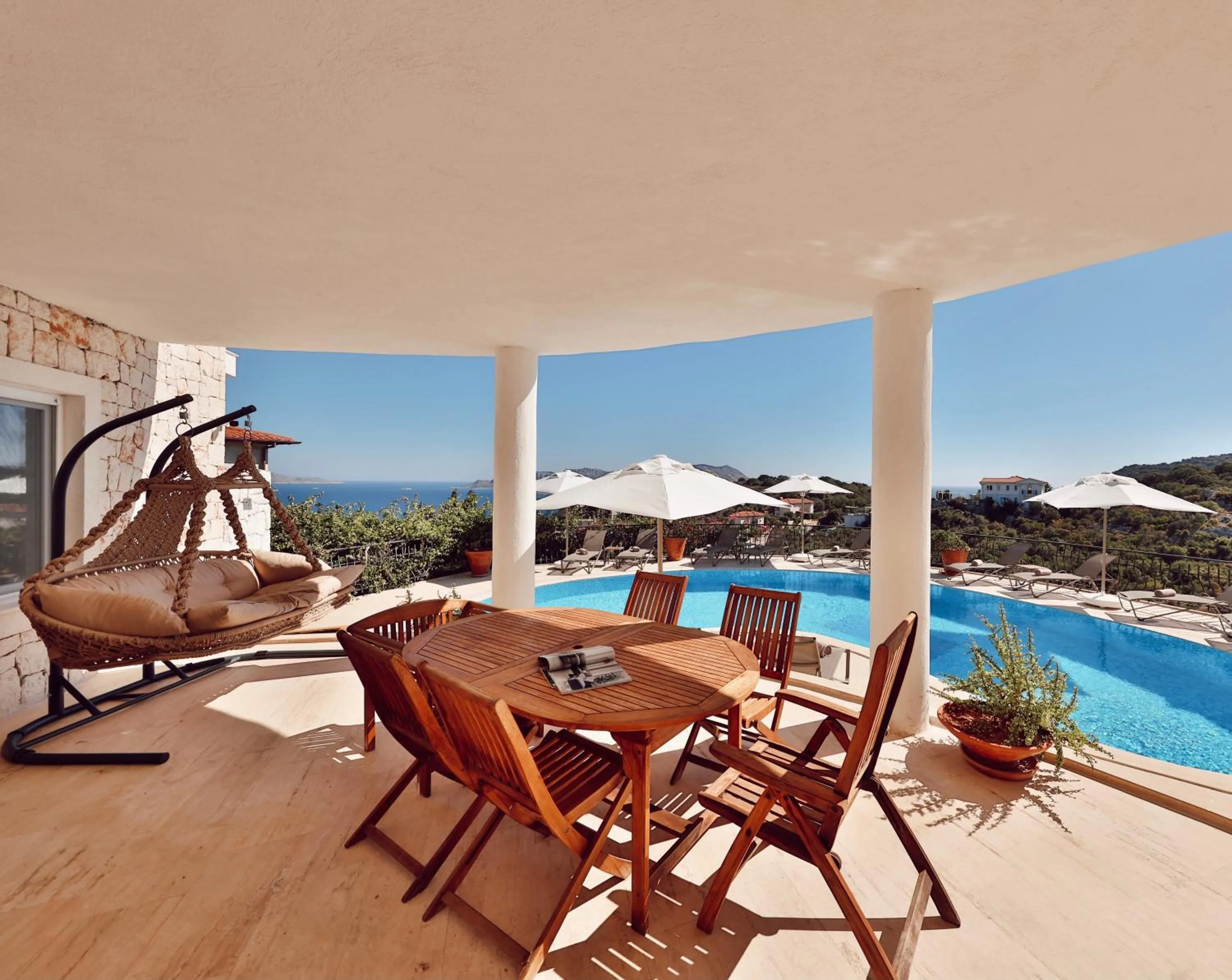 Pool view in Hill House Adult Only