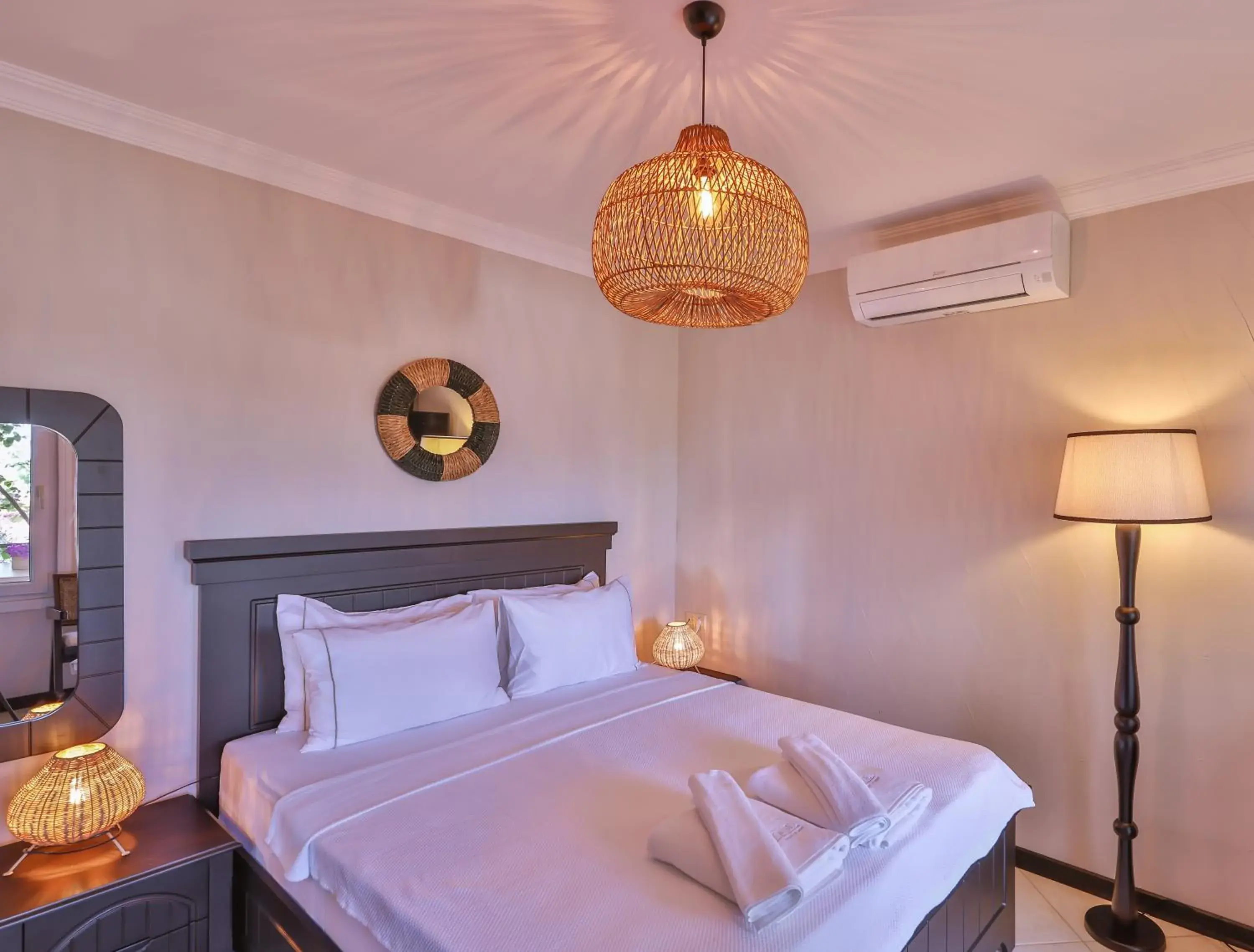 Deluxe Double Room with Side Sea View in Hill House Adult Only Deluxe Double Room with Side Sea View in Hill House Adult Only