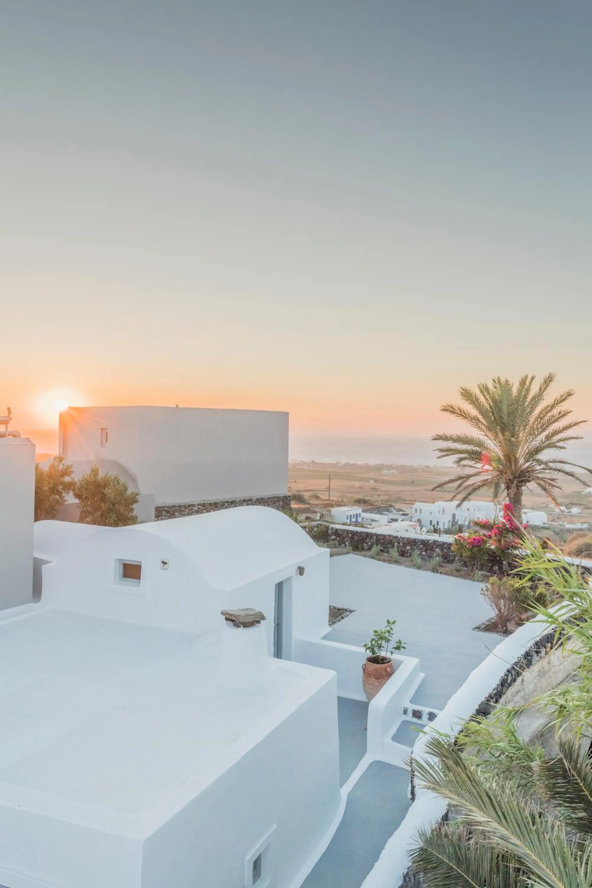 Balcony/Terrace in AQUA SERENITY LUXURY SUITES SANTORINI