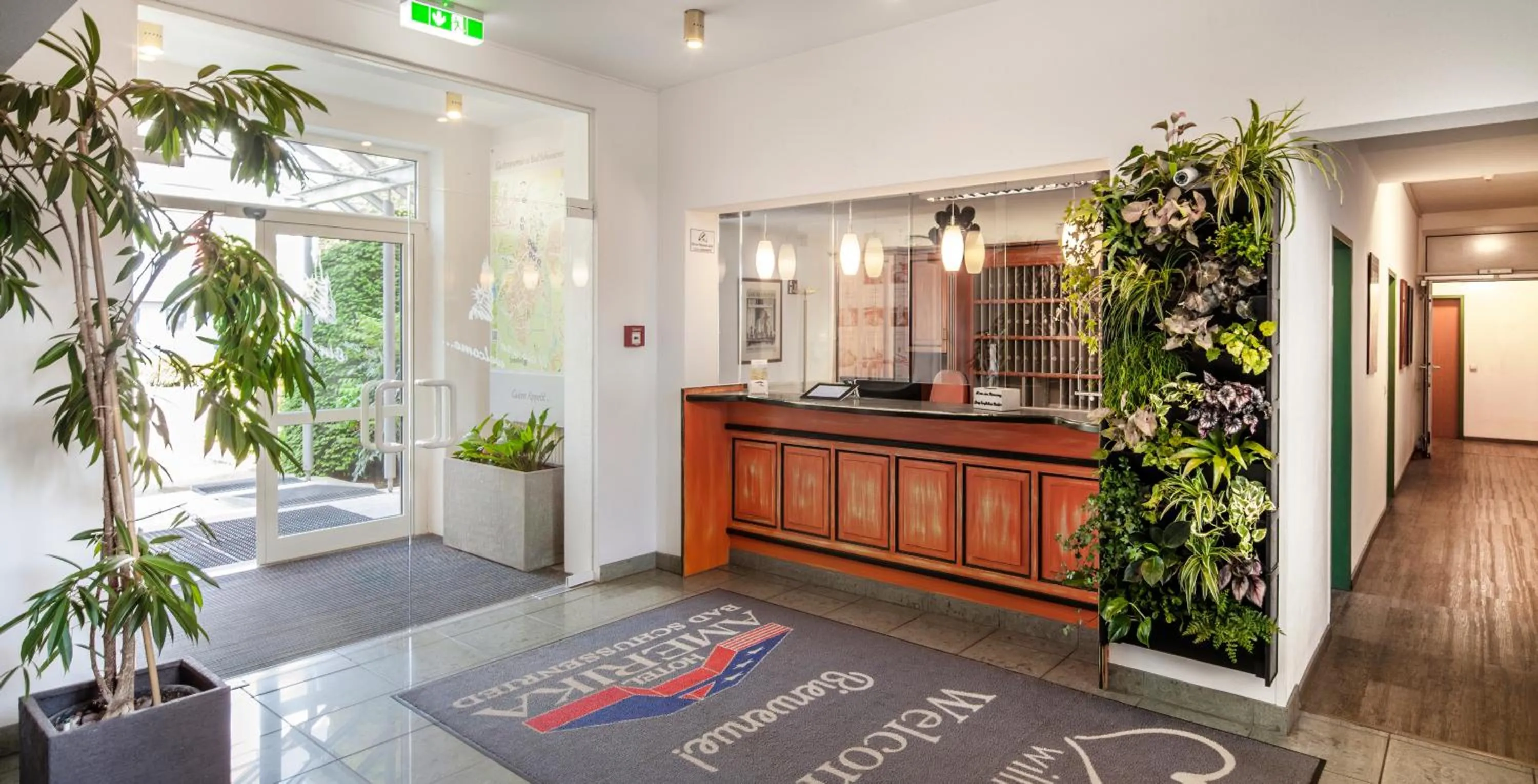 Lobby or reception in Hotel Amerika