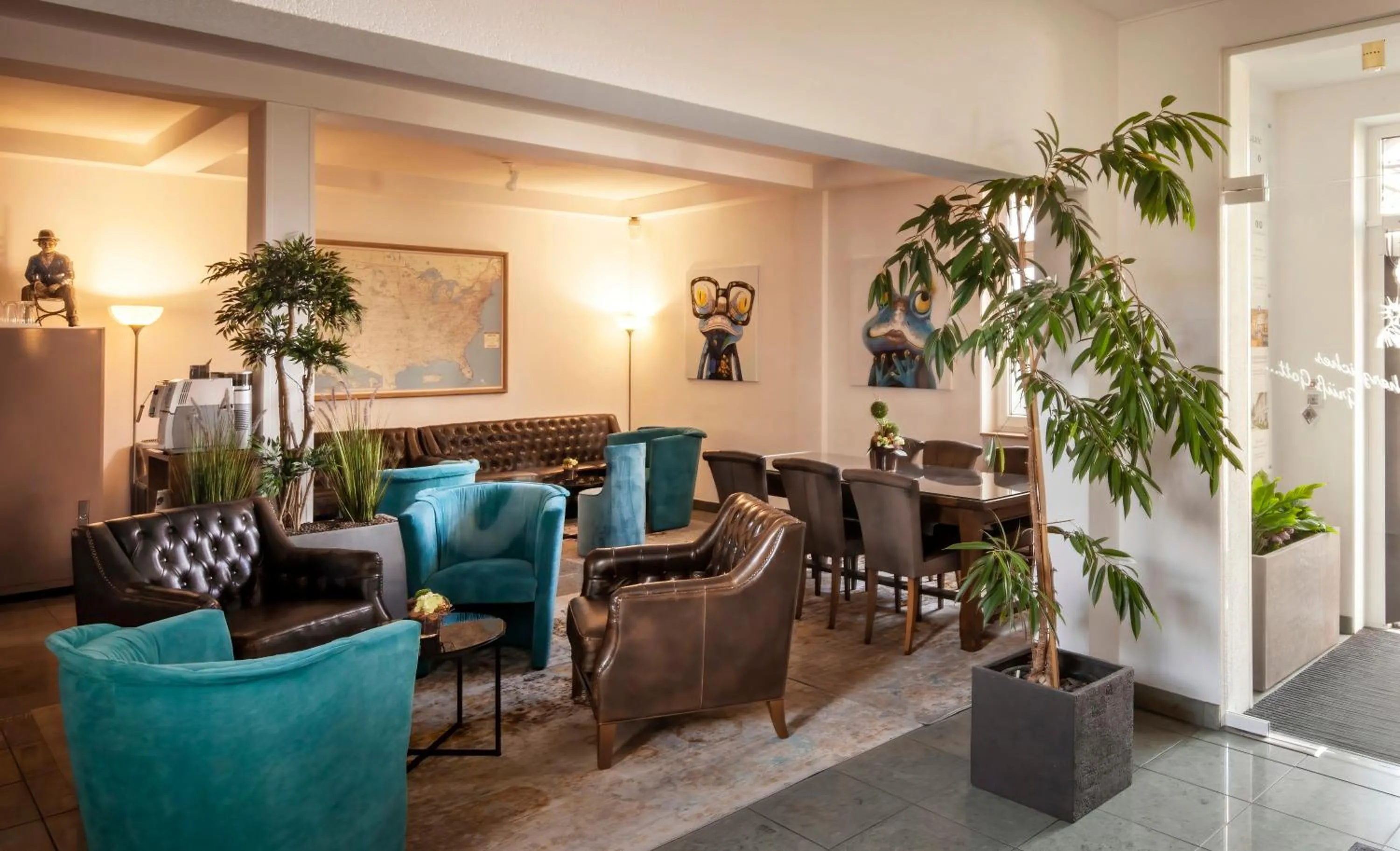 Seating area in Hotel Amerika