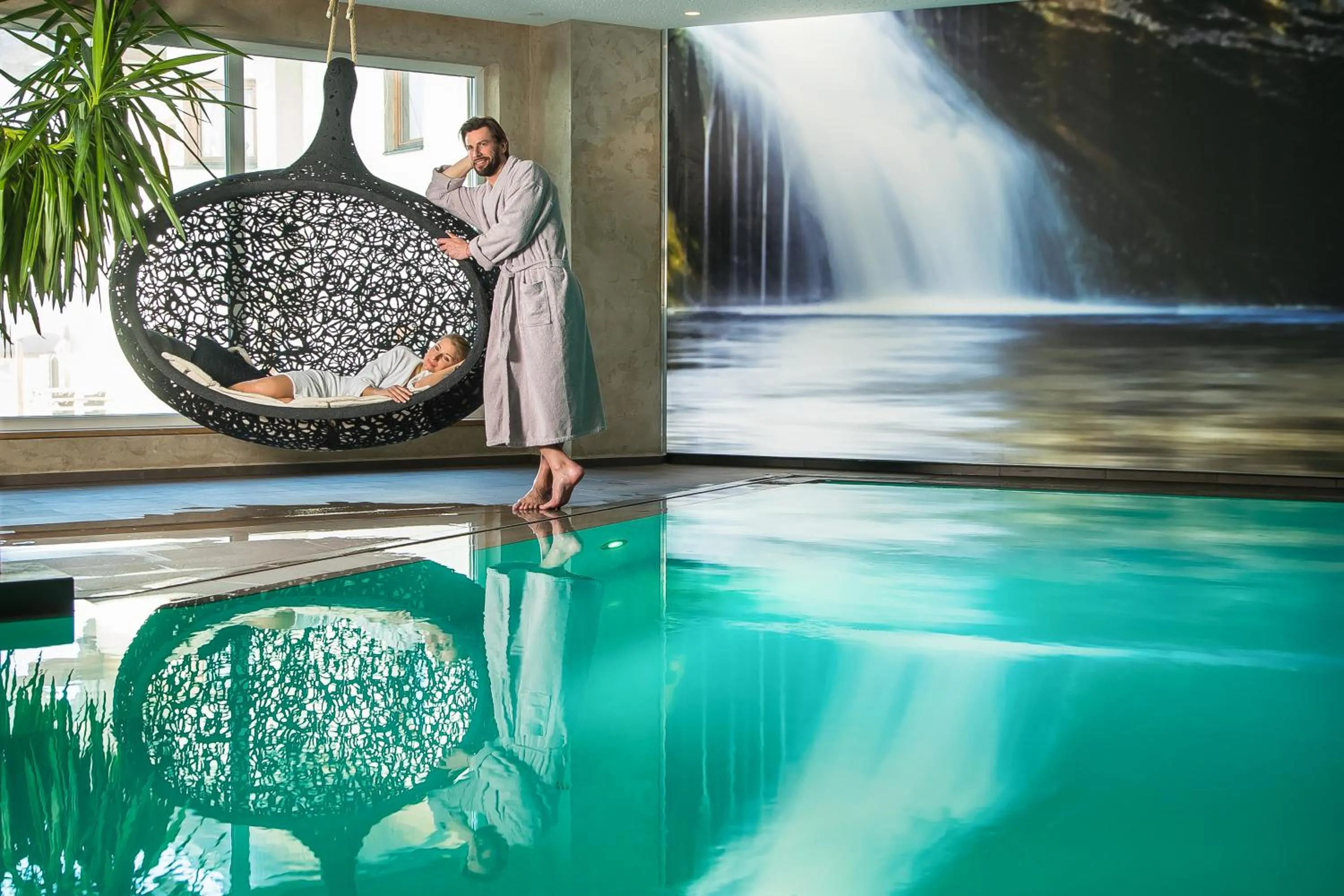 Swimming pool in Hotel Post am See