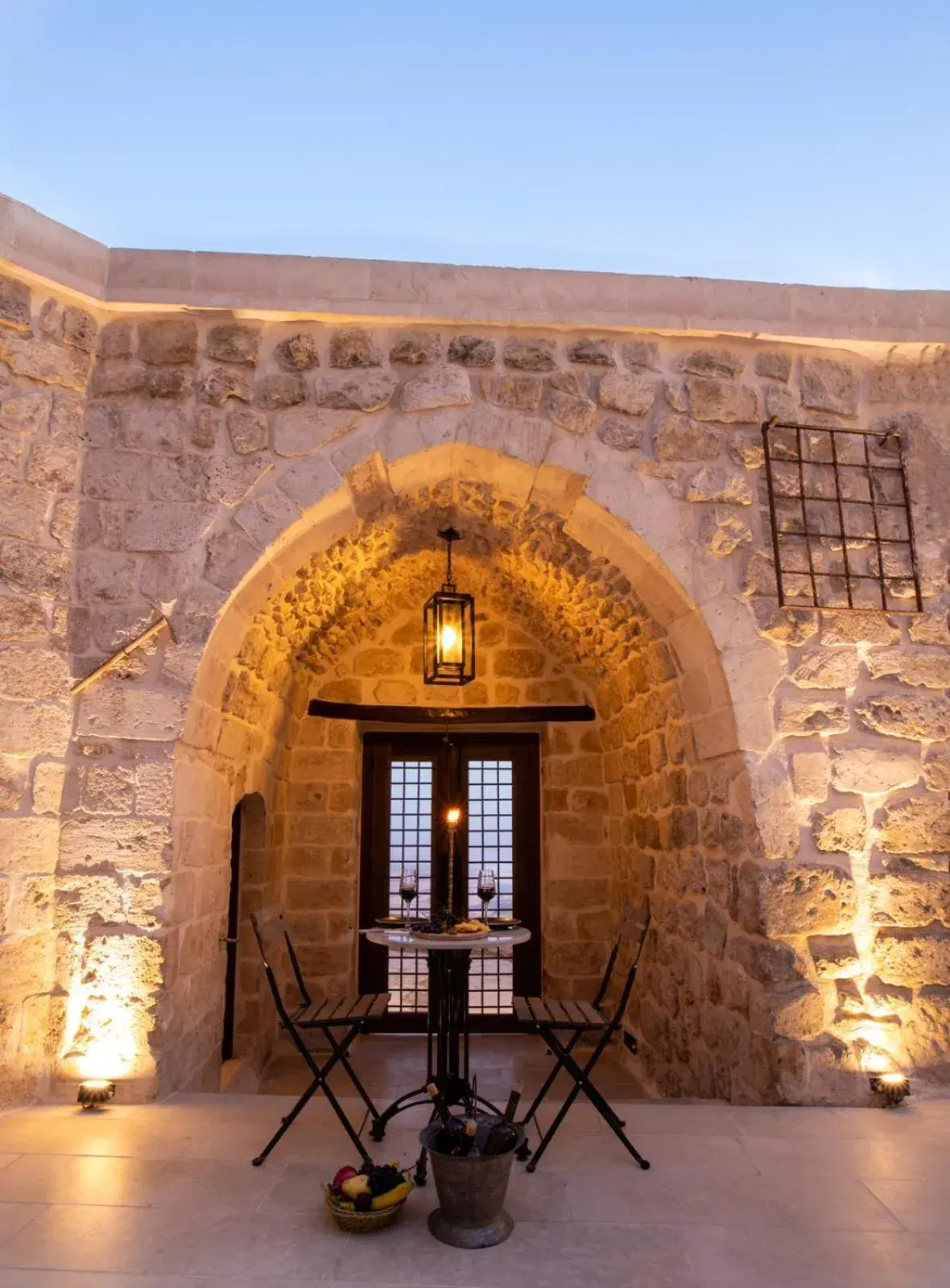 Patio in Mirsoum Hotel Patio in Mirsoum Hotel