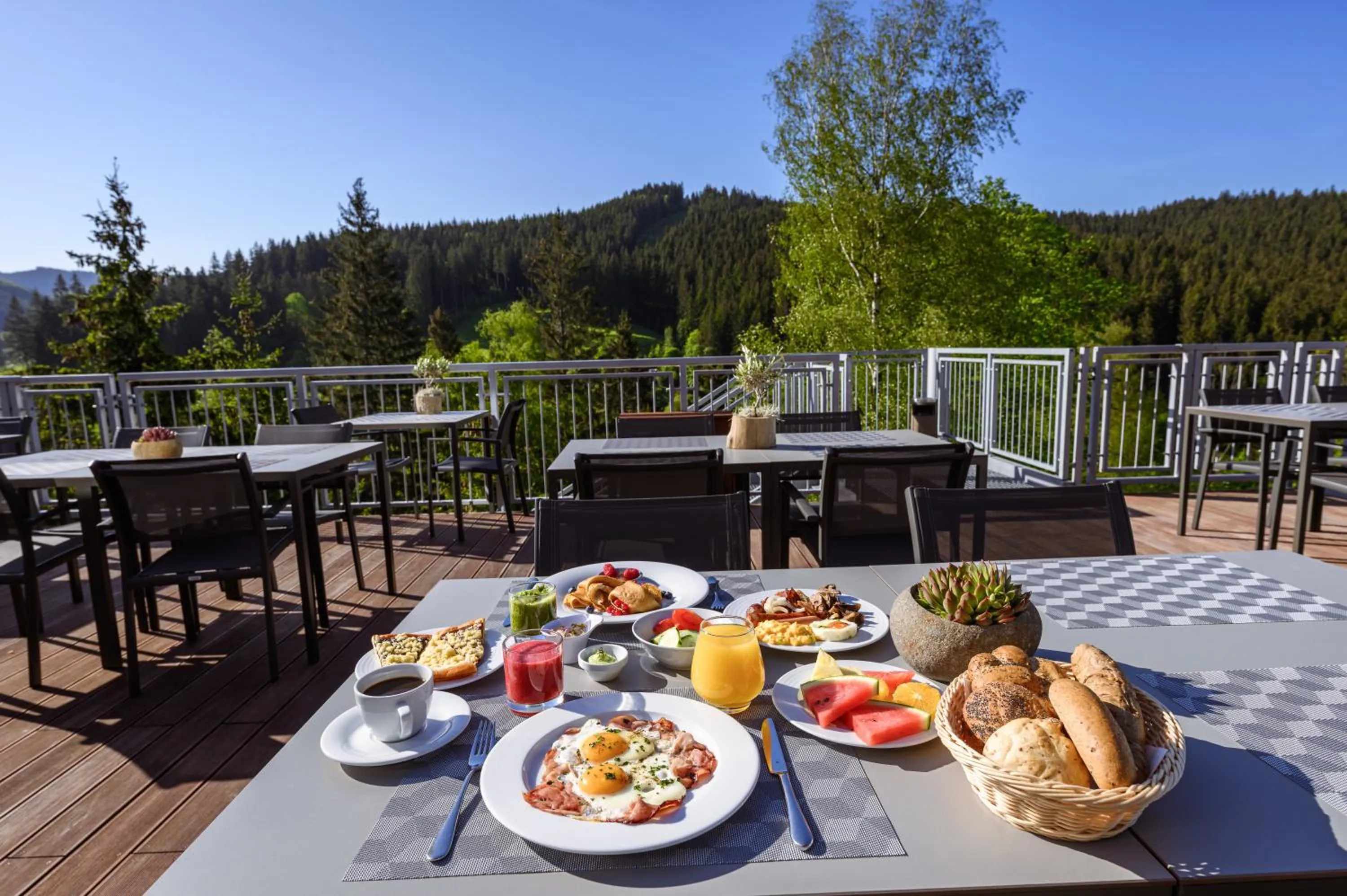 Balcony/Terrace in Spa hotel Lanterna