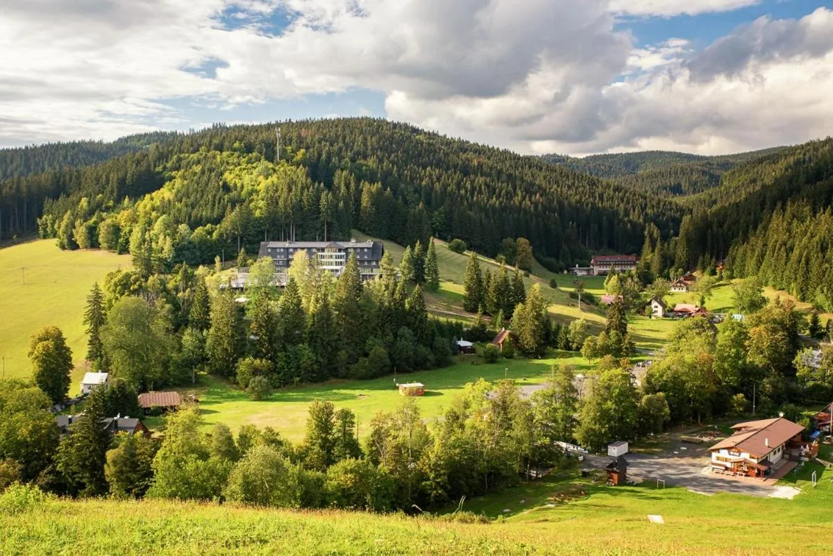 Mountain view in Spa hotel Lanterna