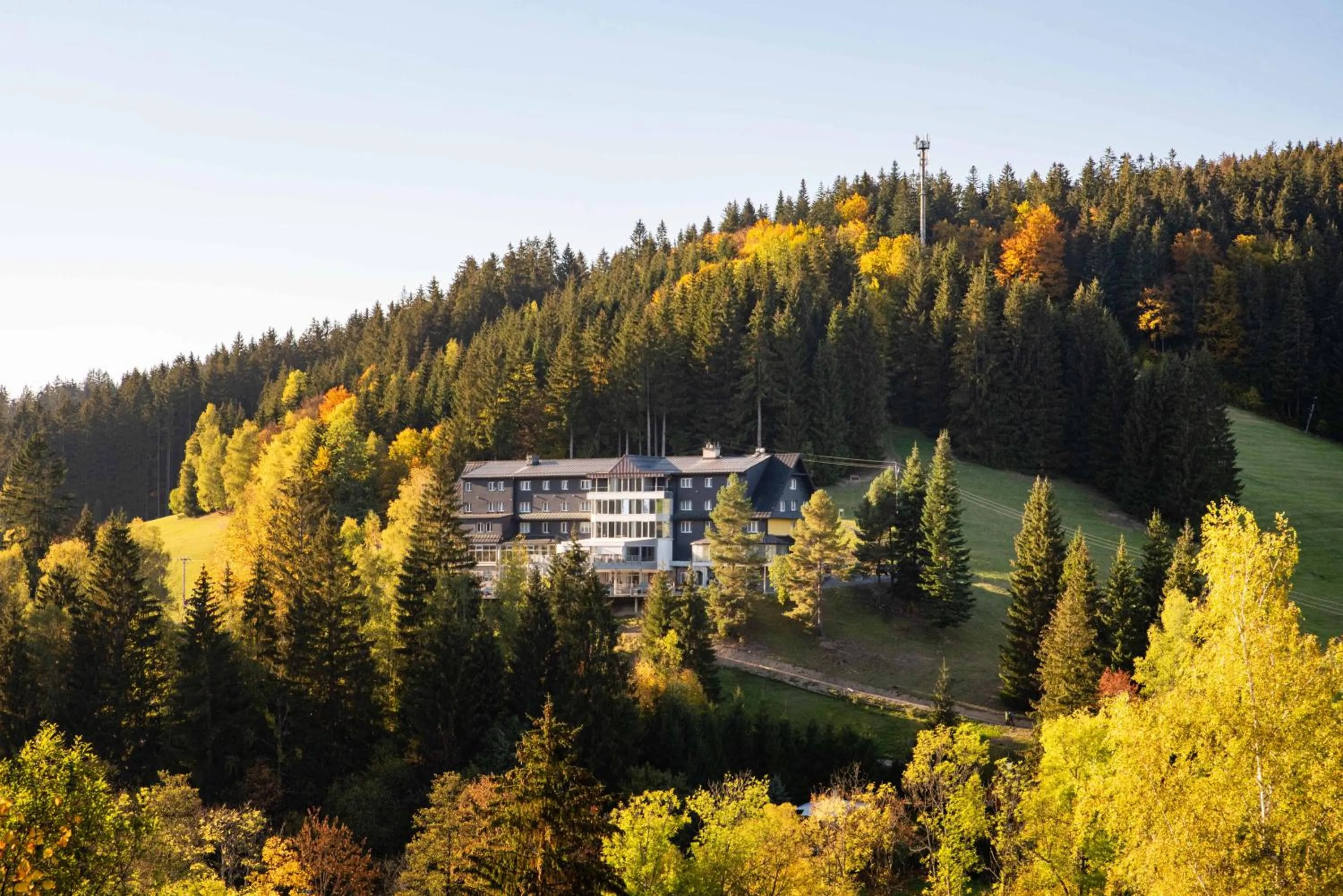 Property building in Spa hotel Lanterna