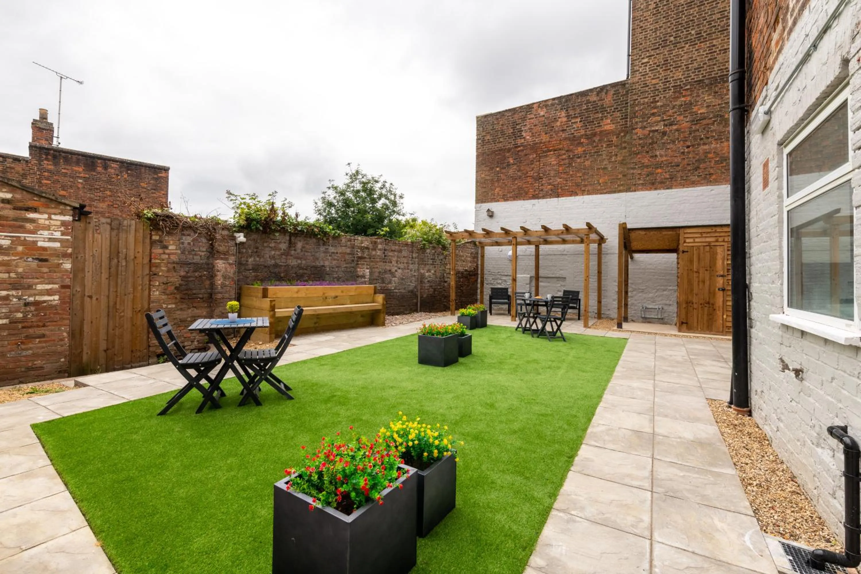 Garden in BrickSage Rooms, King's Lynn South Gate