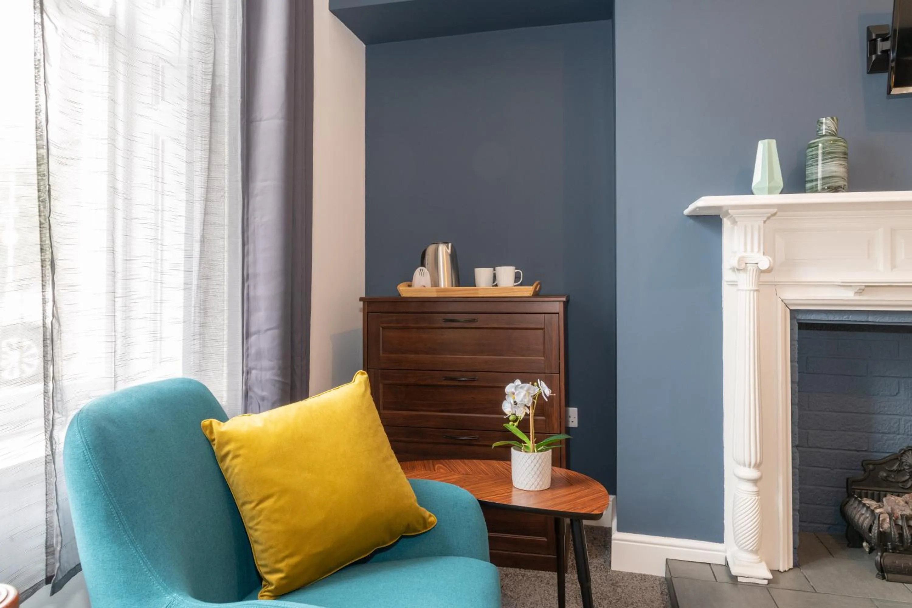 Bedroom in BrickSage Rooms, King's Lynn South Gate