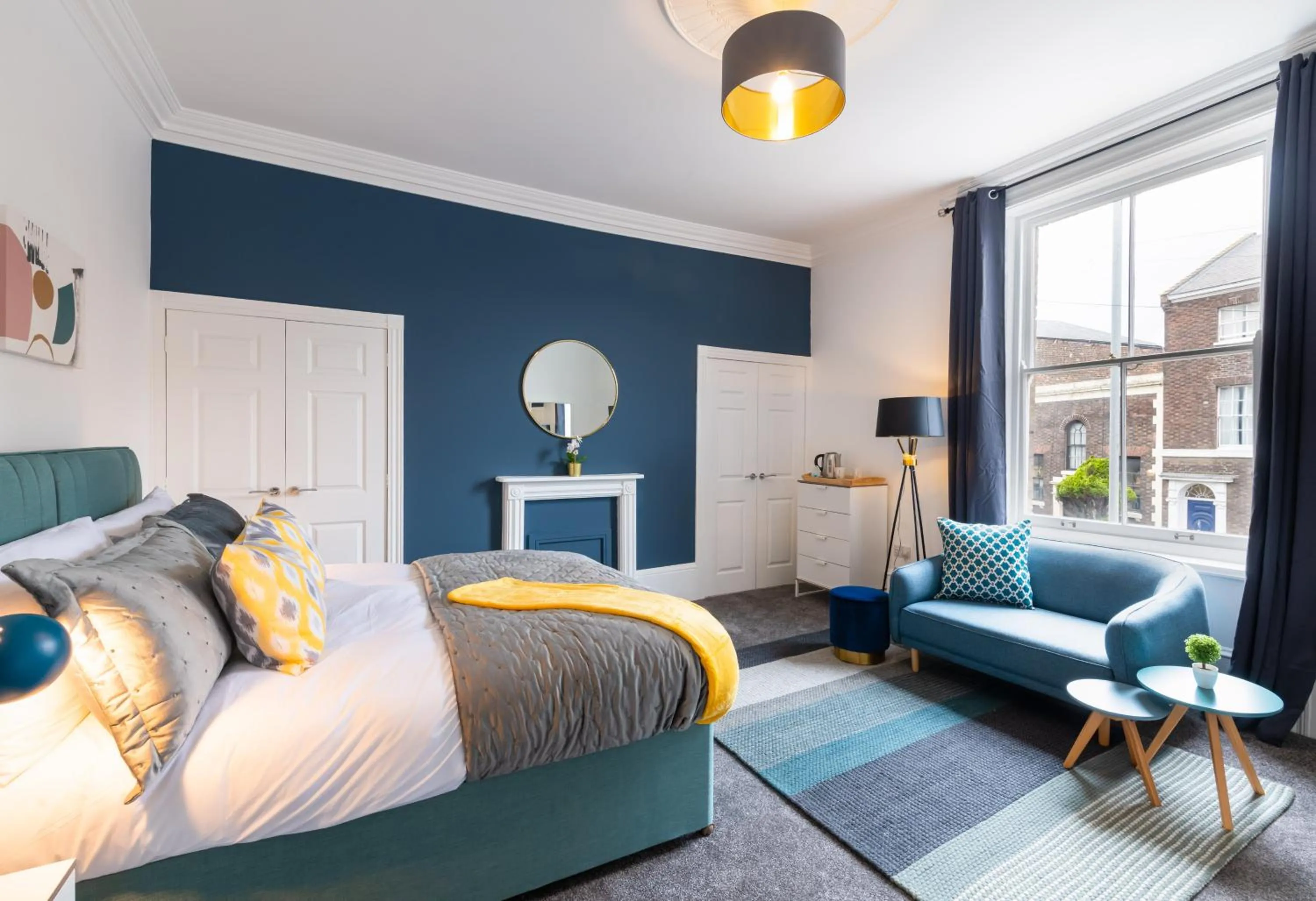 Bedroom, Bed in BrickSage Rooms, King's Lynn South Gate