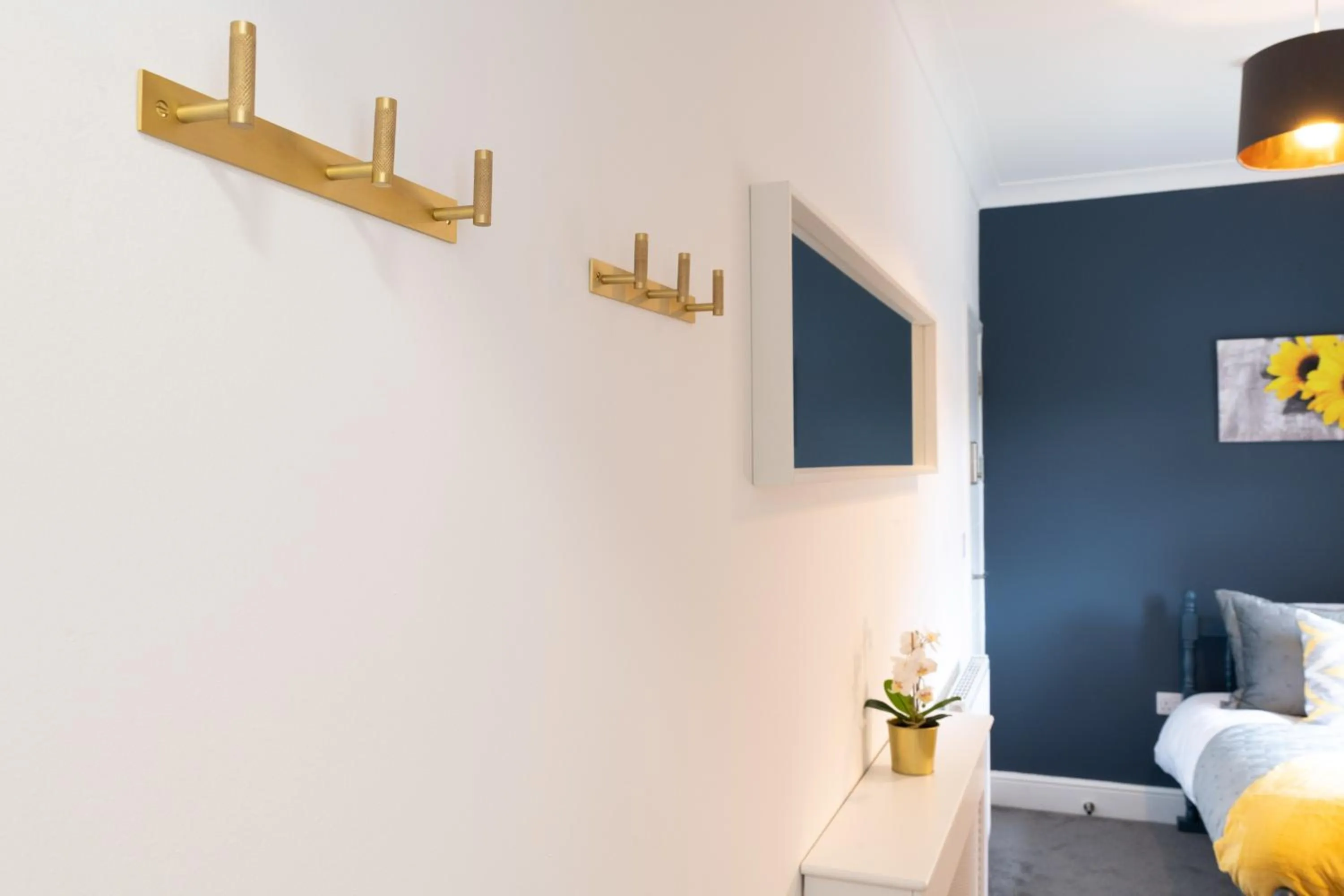 Bedroom, Bed in BrickSage Rooms, King's Lynn South Gate