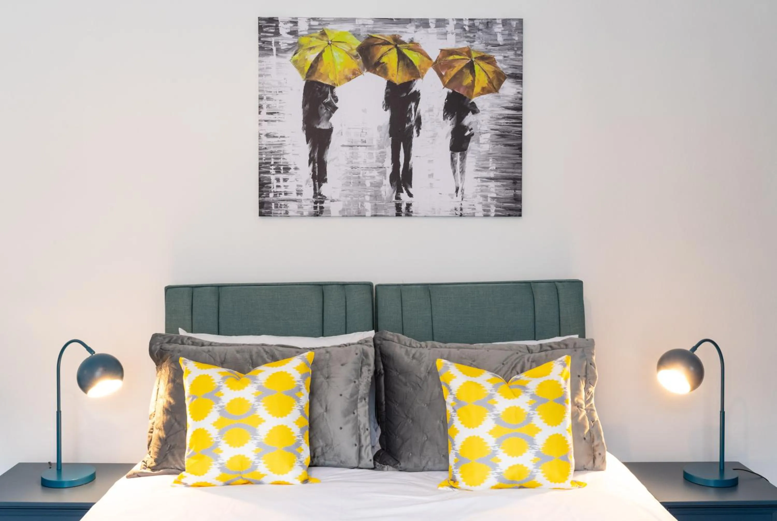 Bedroom, Bed in BrickSage Rooms, King's Lynn South Gate