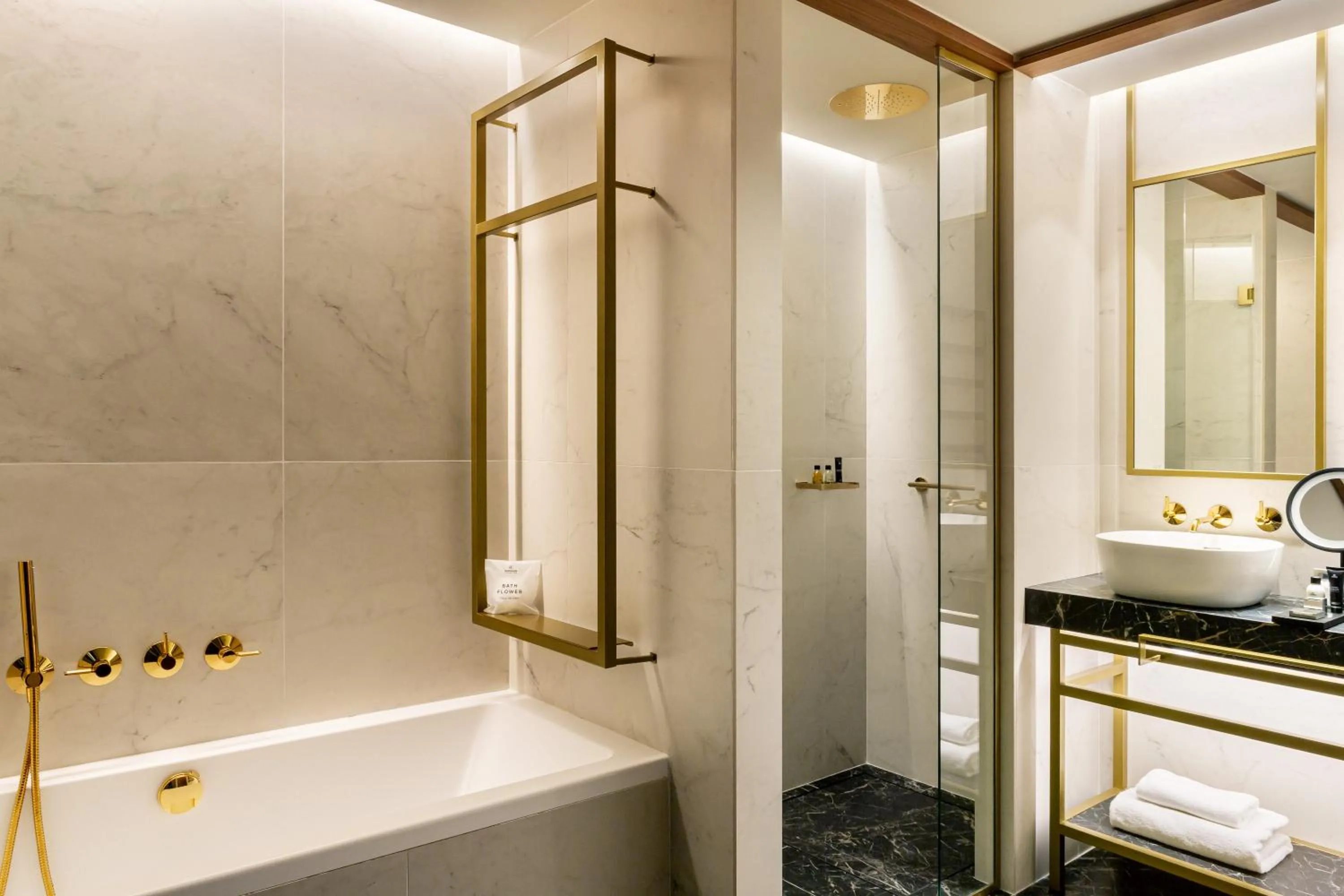 Bathroom in Radisson Collection Bilbao