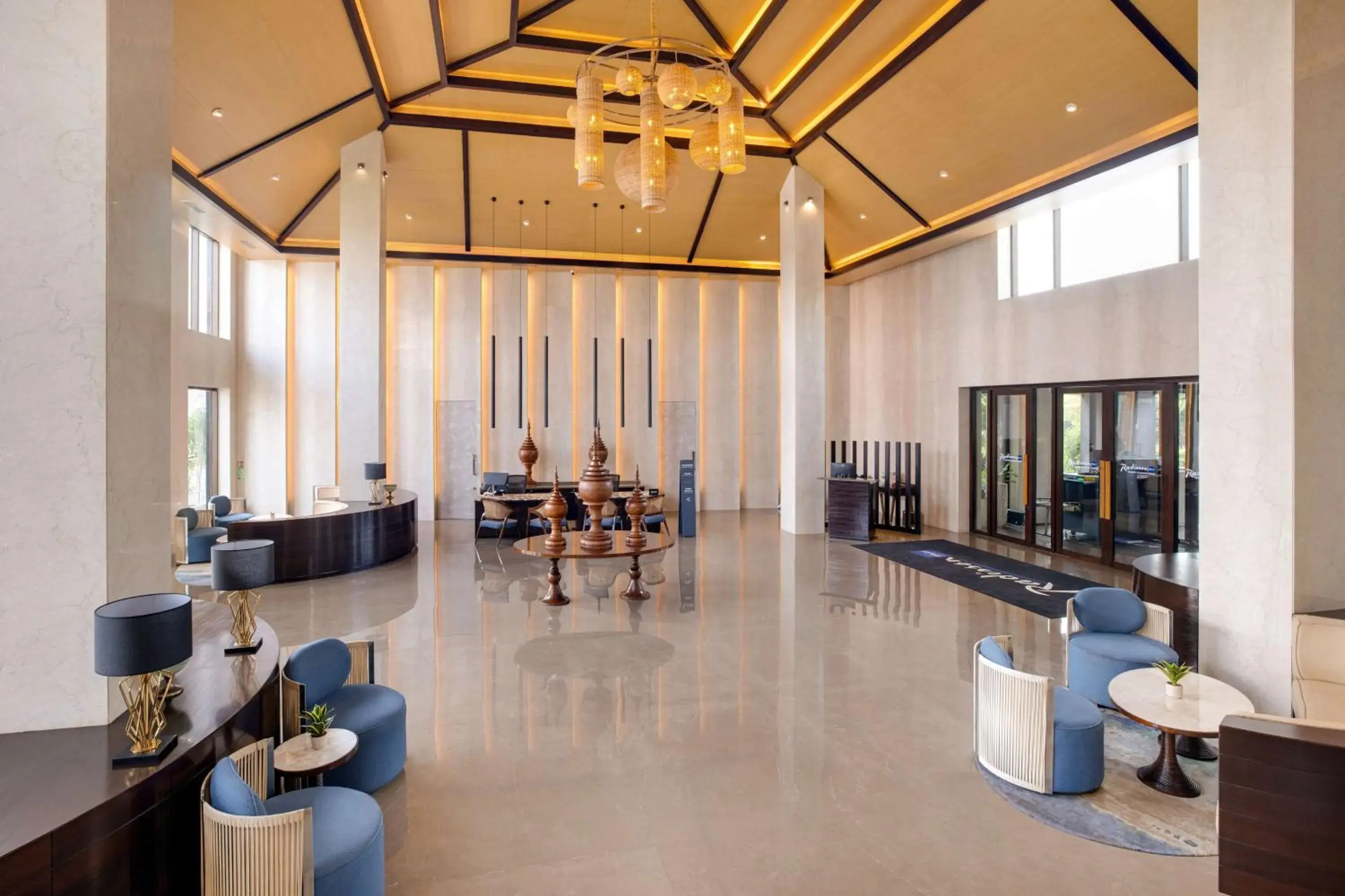 Lobby or reception in Radisson Blu Resort Visakhapatnam Lobby or reception in Radisson Blu Resort Visakhapatnam