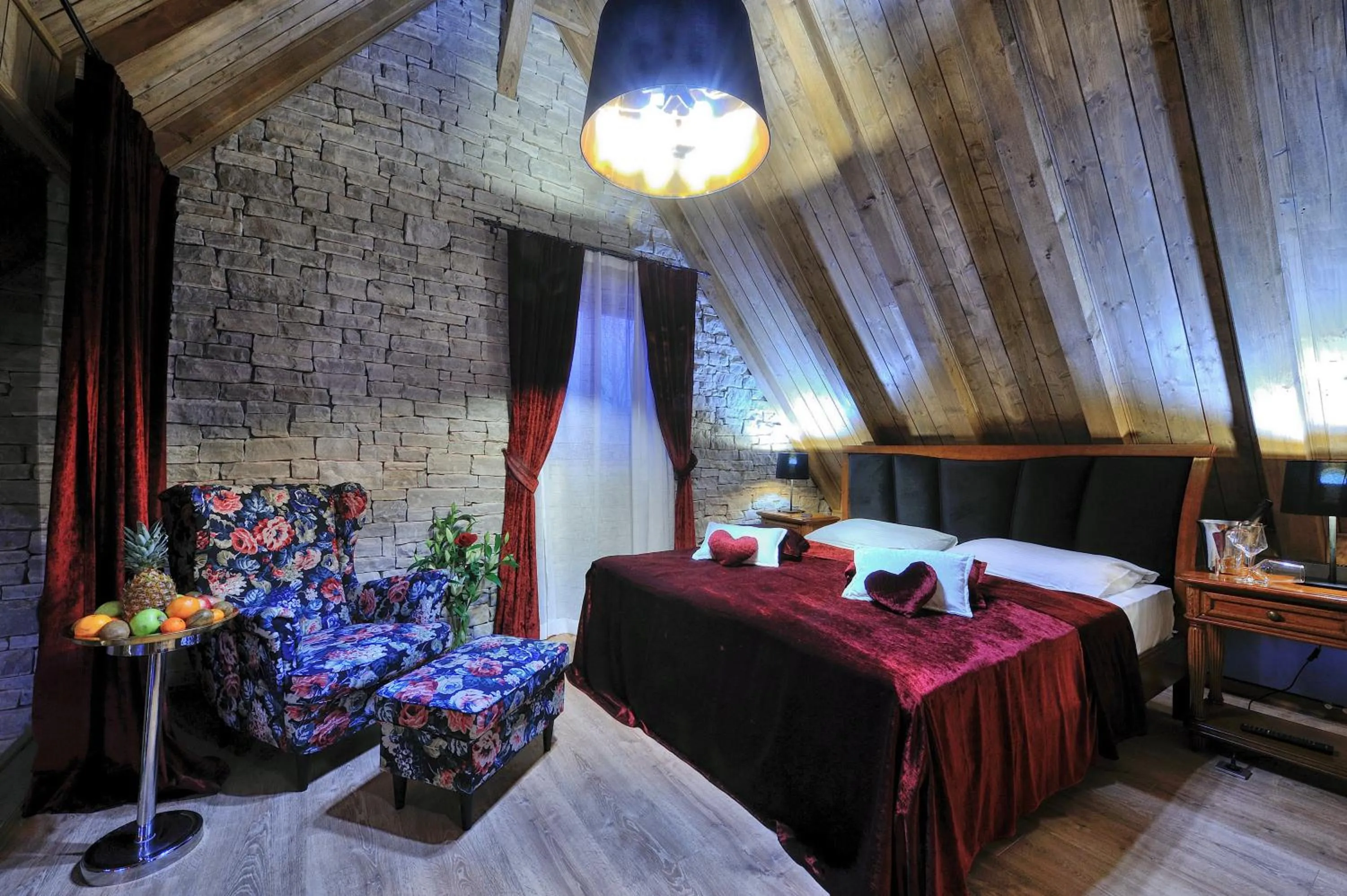 Seating area, Bed in Lakeside Hotel Plitvice