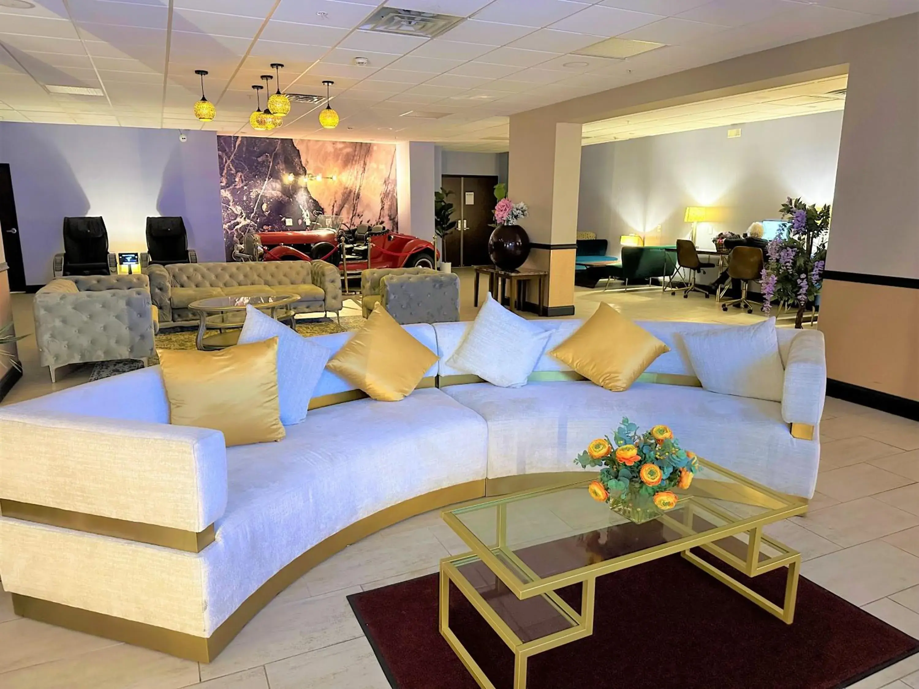 Lobby or reception in Albany Airport Inn Lobby or reception in Albany Airport Inn