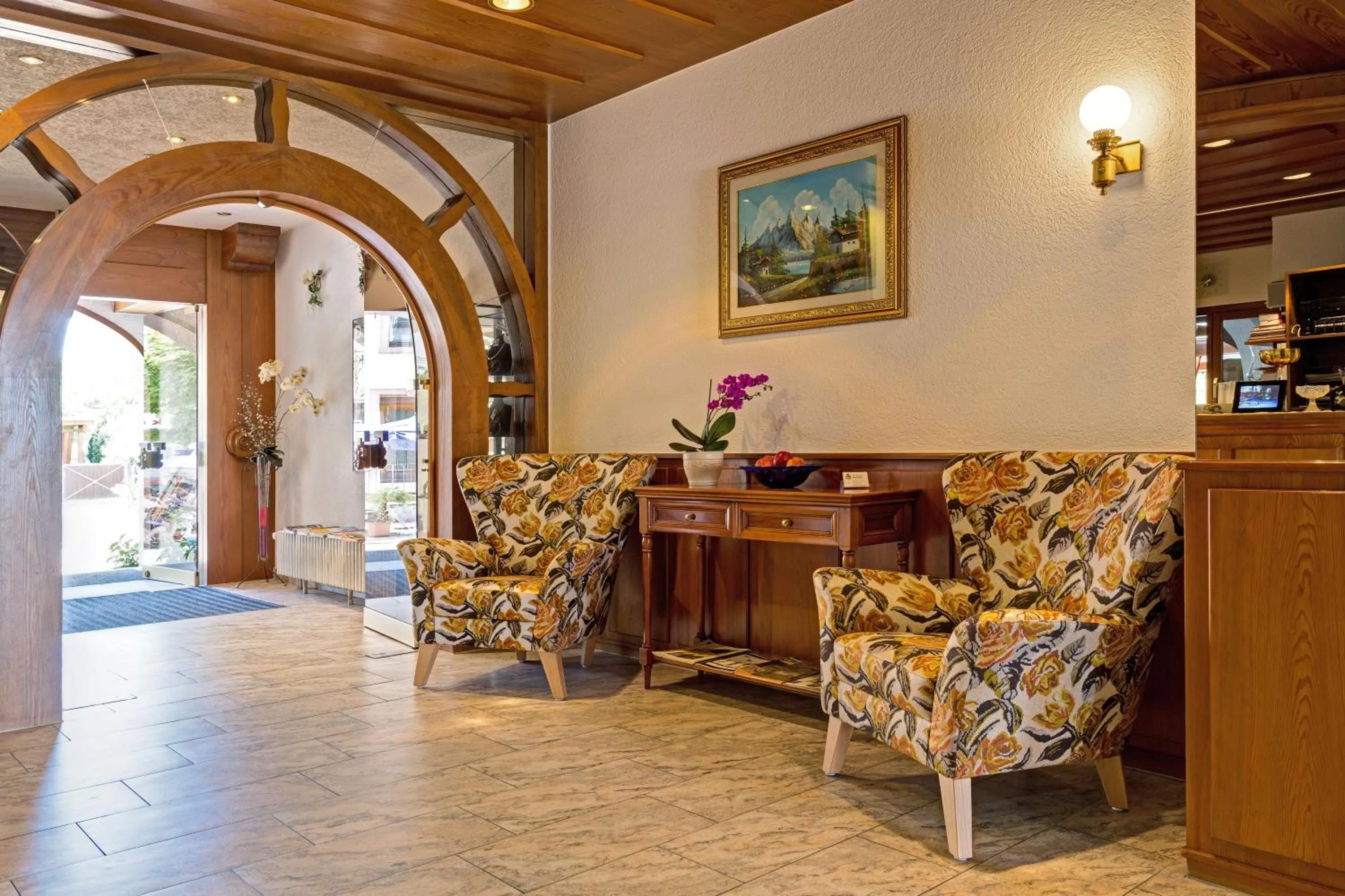 Lobby or reception in Hotel Fortuna