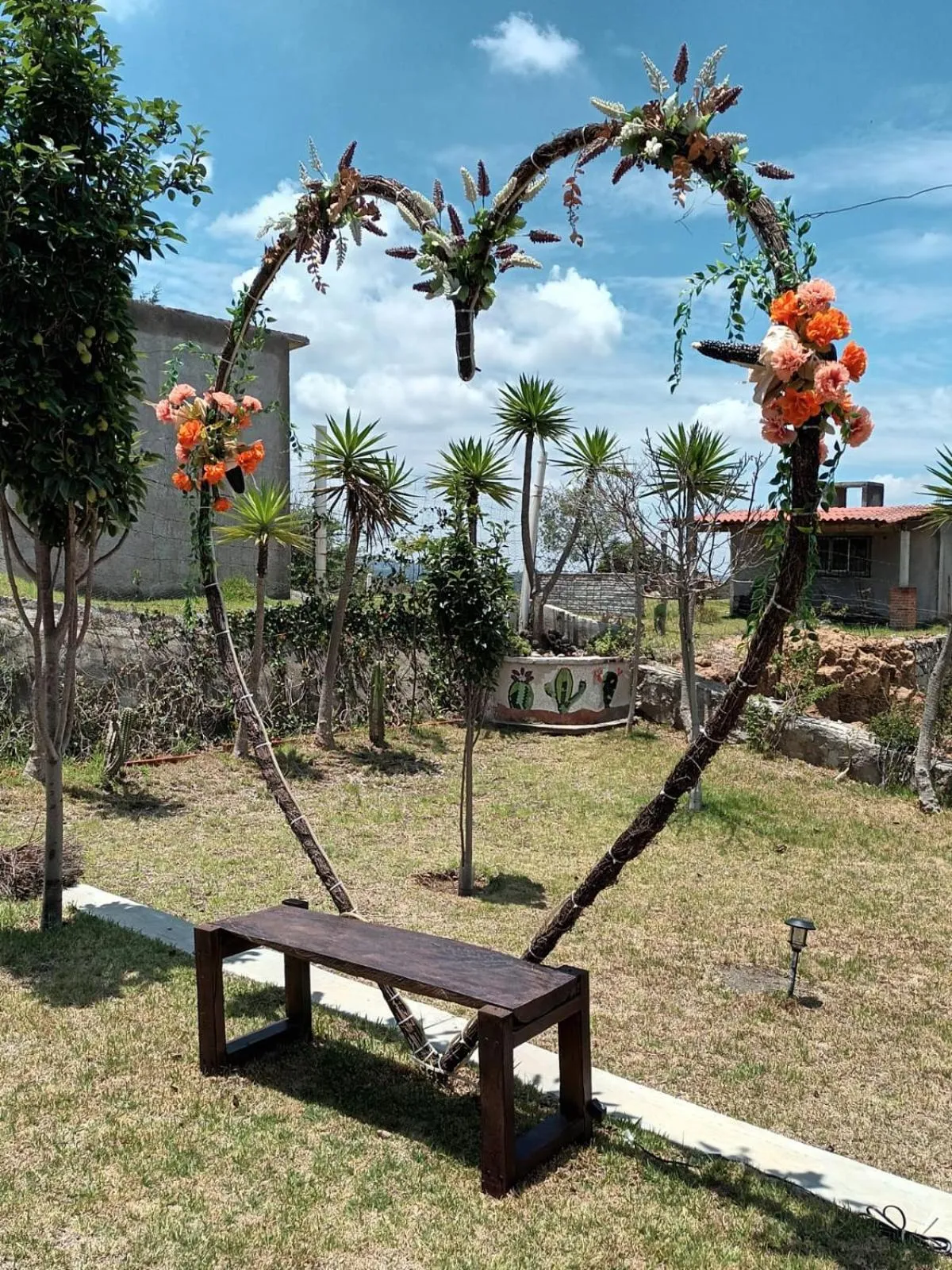 Garden view in ANBAROA VILLAS