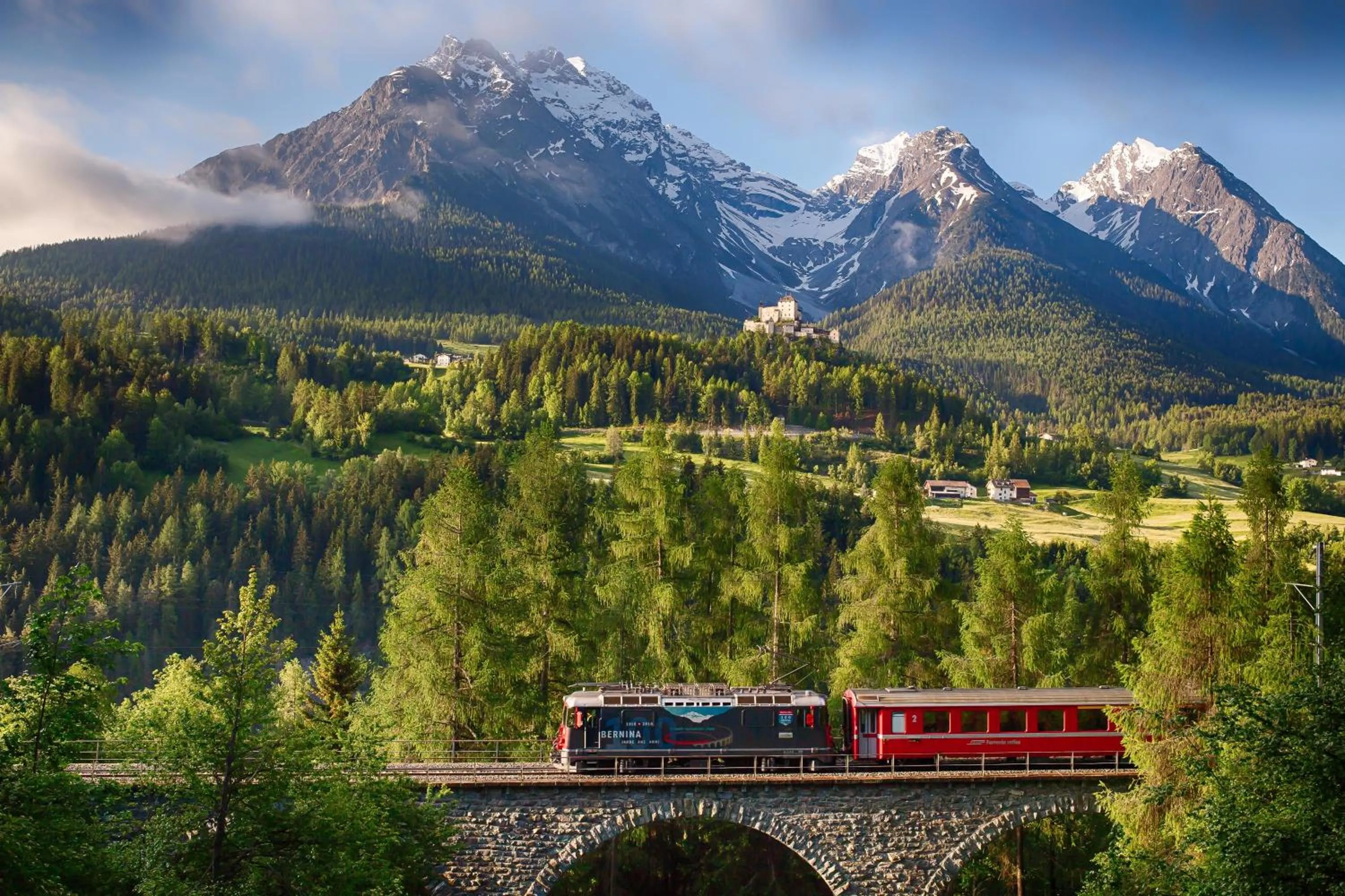 Natural landscape in Relais & Châteaux Schlosshotel Chastè - Scuol Tarasp