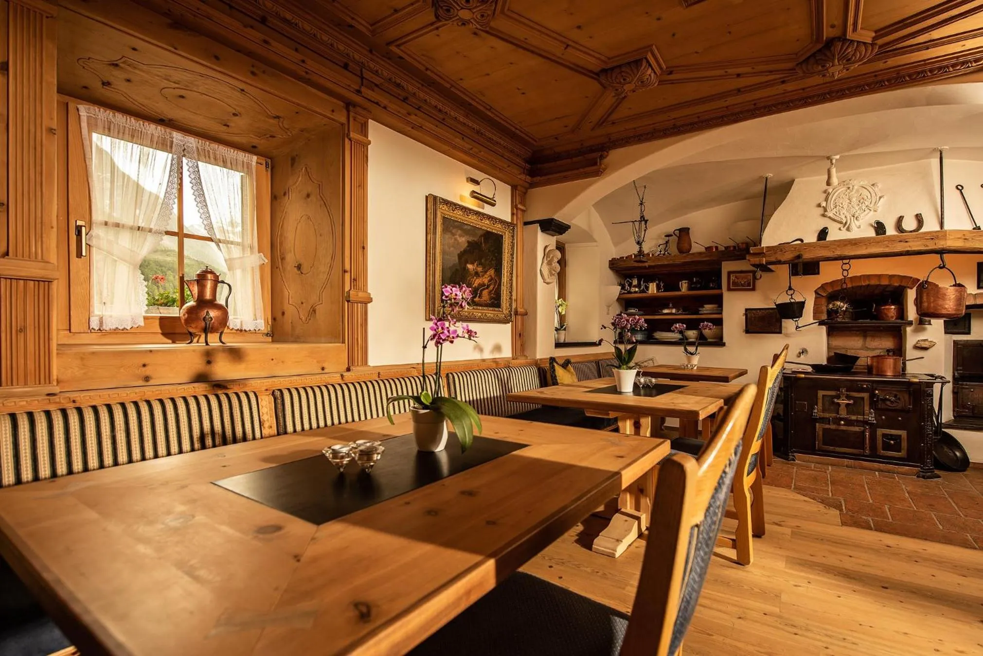 Seating area in Relais & Châteaux Schlosshotel Chastè - Scuol Tarasp