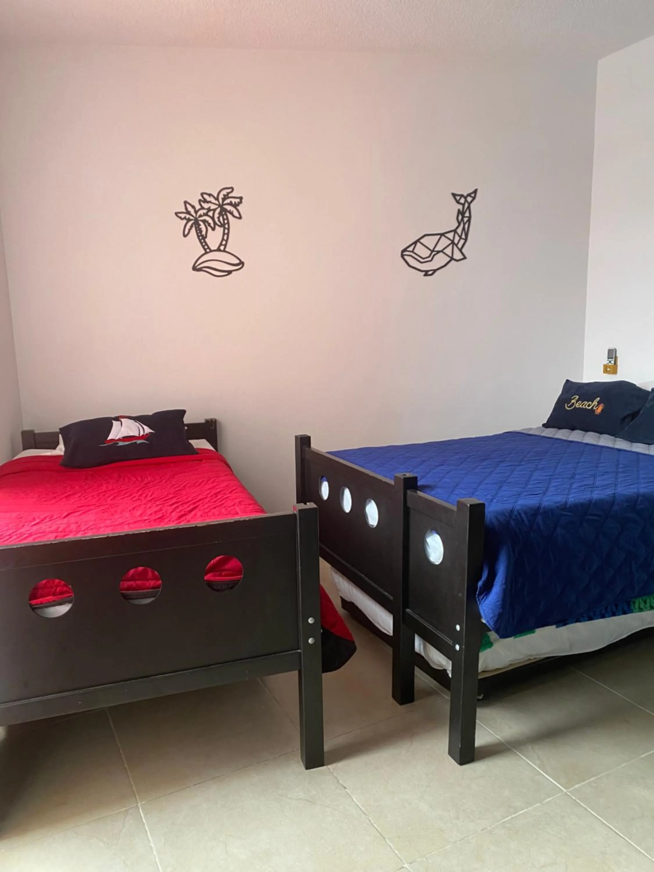 Bed in Departamento Dream Lagoons XA