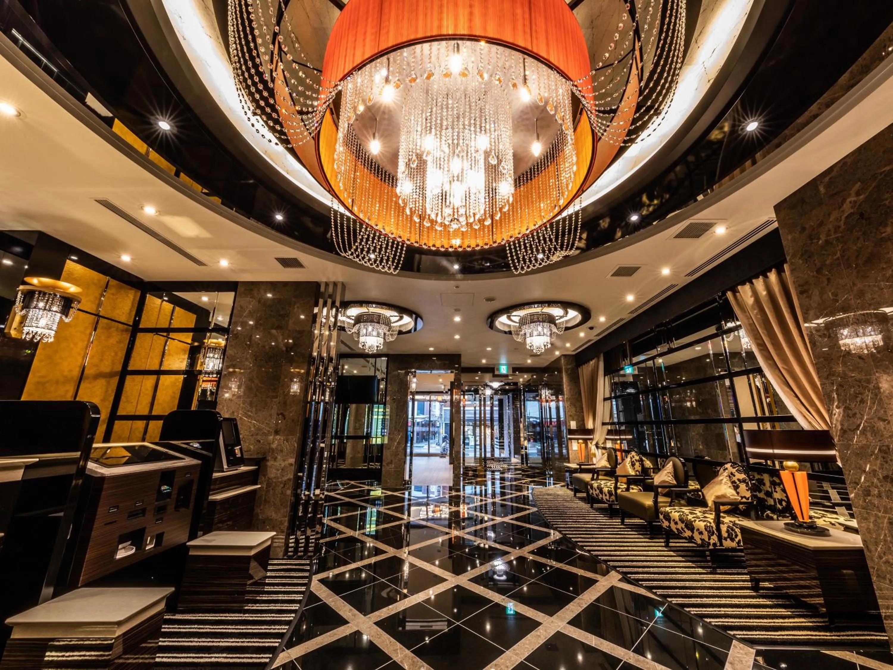 Lobby or reception in APA Hotel Kintetsu-Nara Ekimae