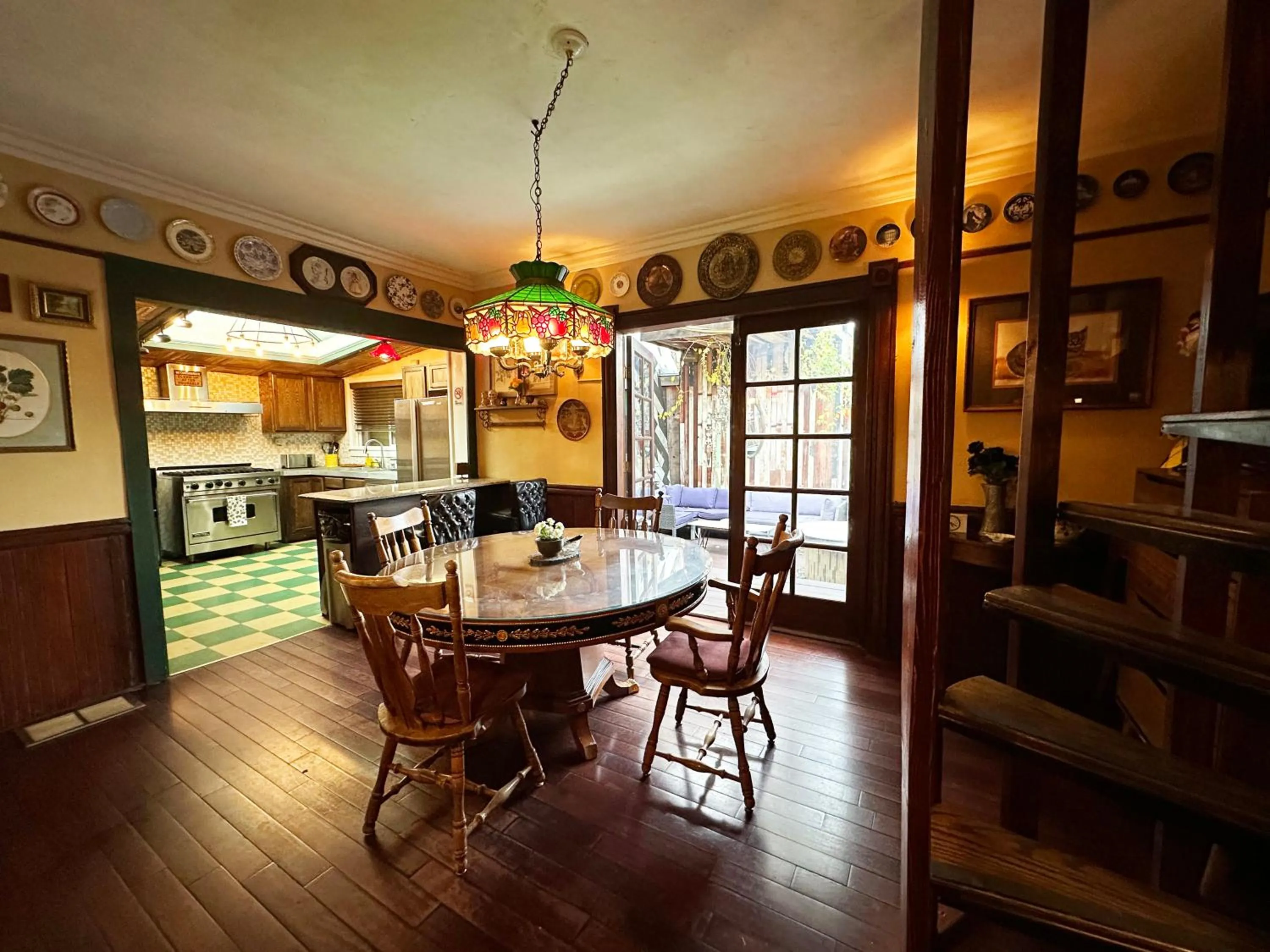Dining area in The Rosemary