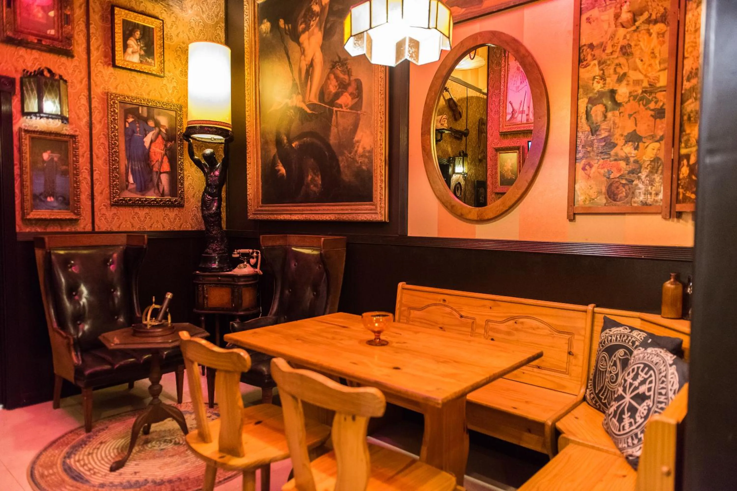 Dining area in The Rosemary