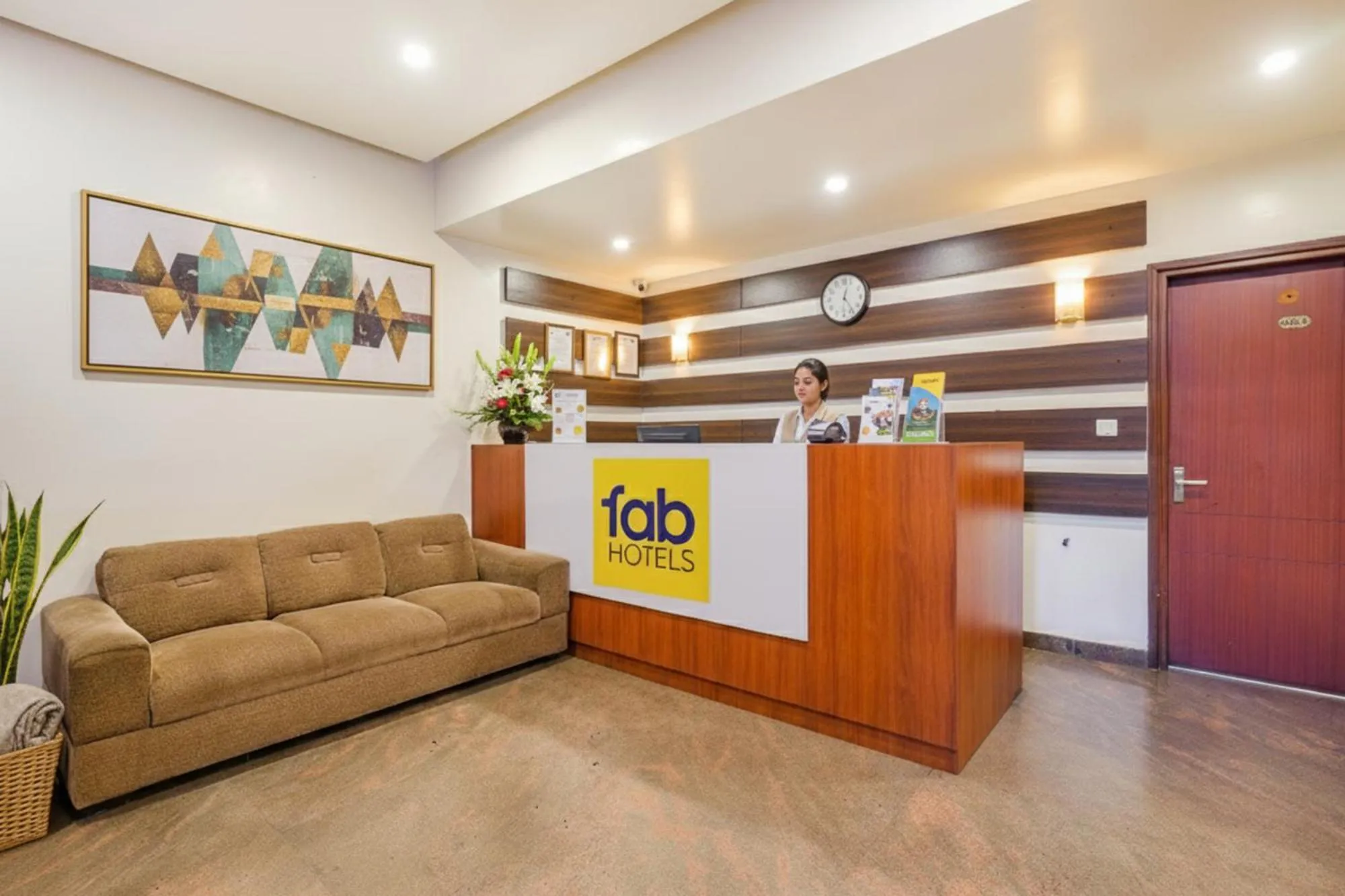 Lobby or reception in FabHotel The Prime - Nr Horamavu