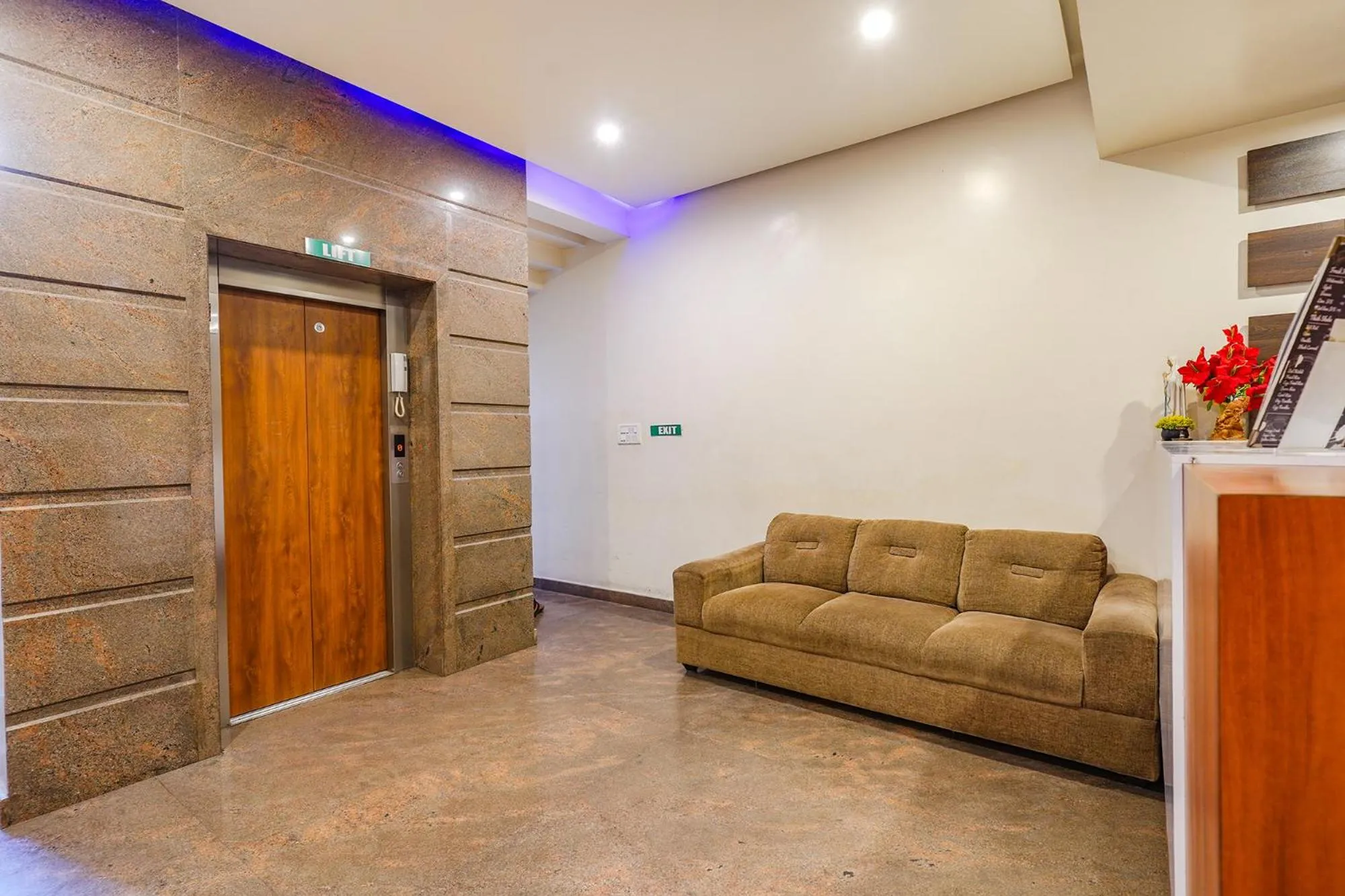 Seating area in FabHotel The Prime - Nr Horamavu