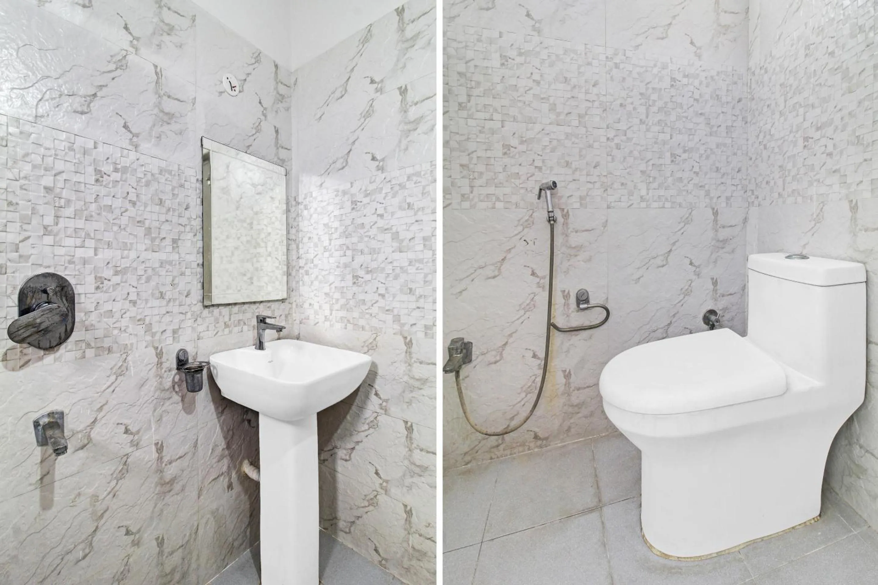 Bathroom in Collection O Shining Suites Near Erragadda Metro Station