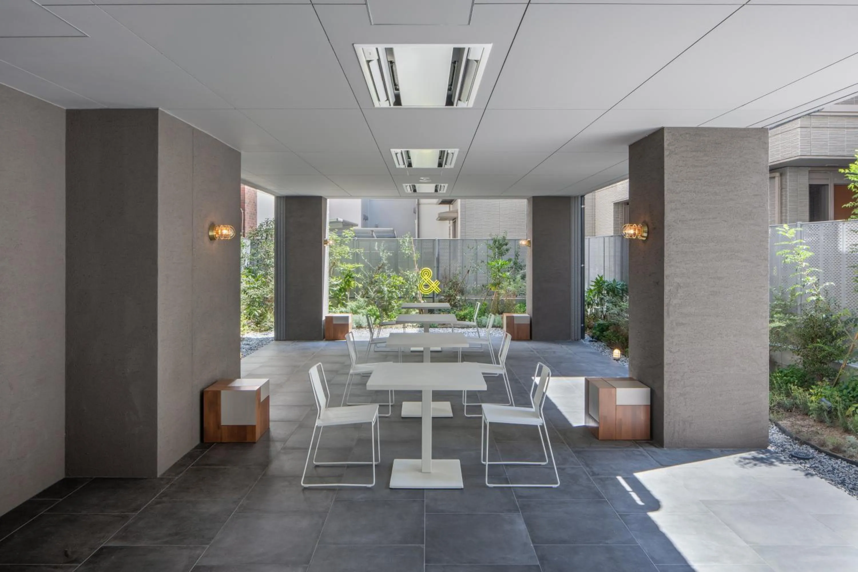 Balcony/Terrace in &HOTEL HAKATA