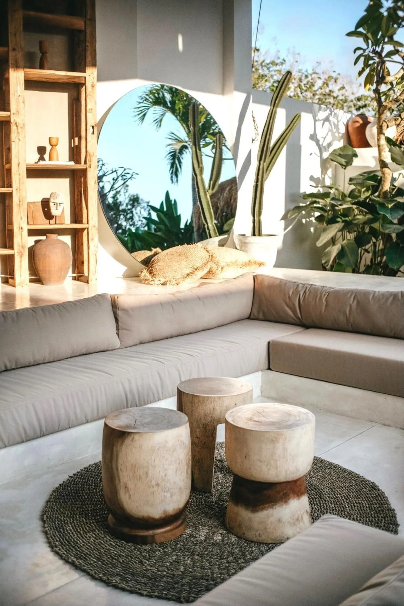 Seating area in MODJO Villas Bingin