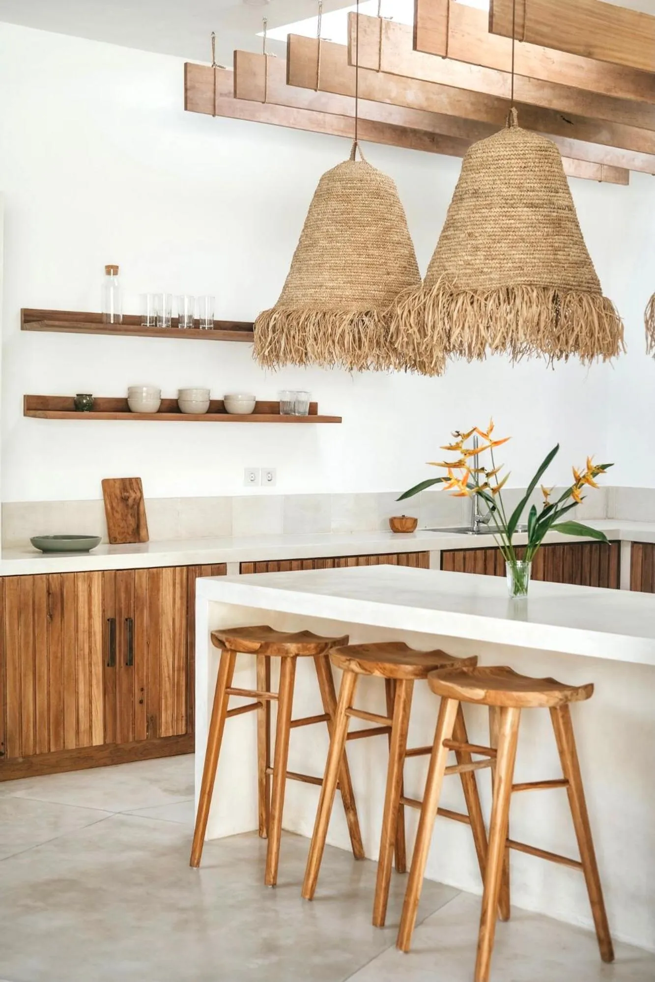 kitchen in MODJO Villas Bingin