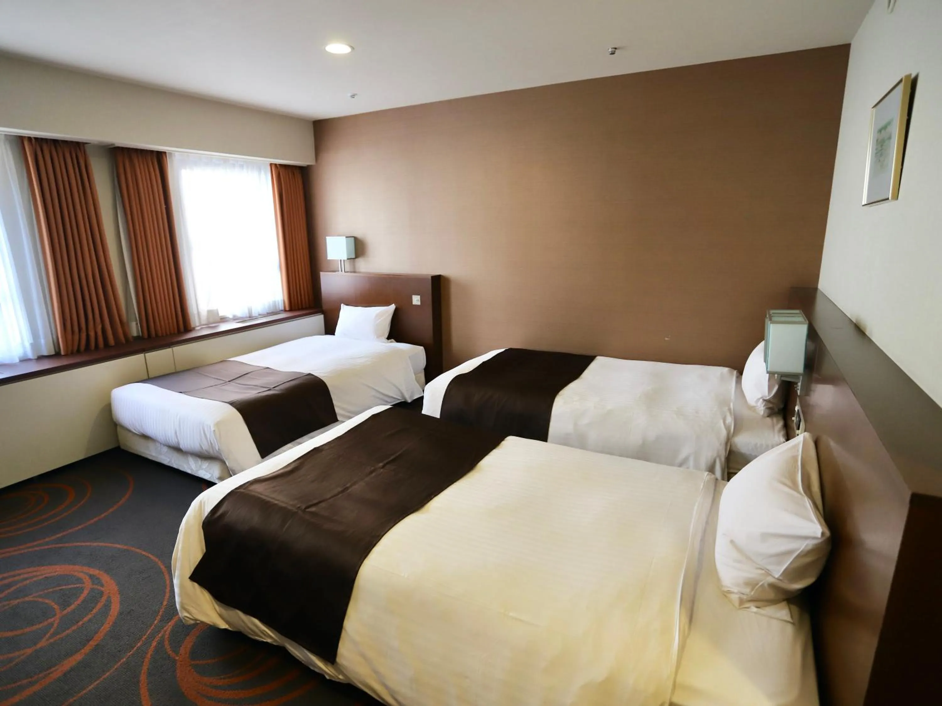 Bed in Hotel Abest Sapporo