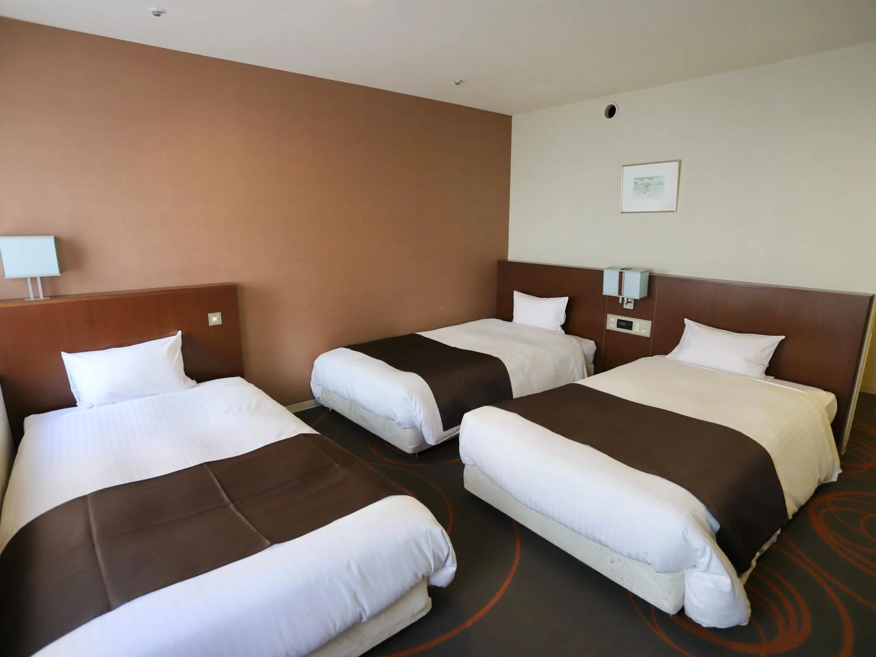 Bed in Hotel Abest Sapporo