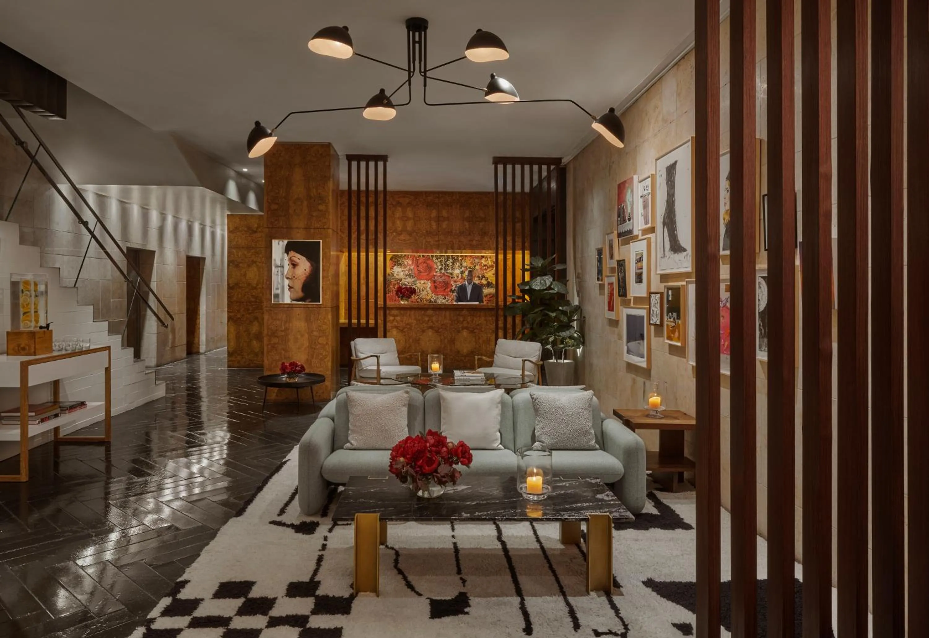 Lobby or reception in SIXTY Beverly Hills