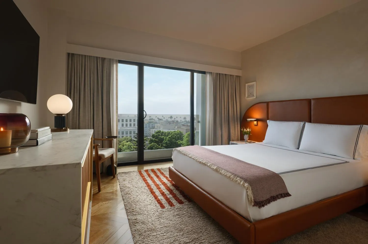 Bedroom, Bed in SIXTY Beverly Hills