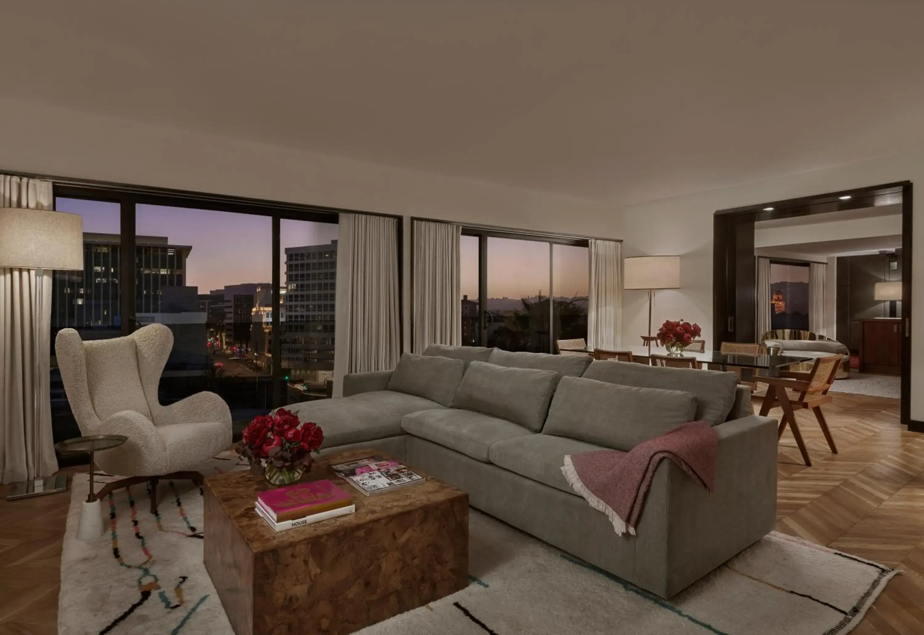 Living room in SIXTY Beverly Hills Living room in SIXTY Beverly Hills