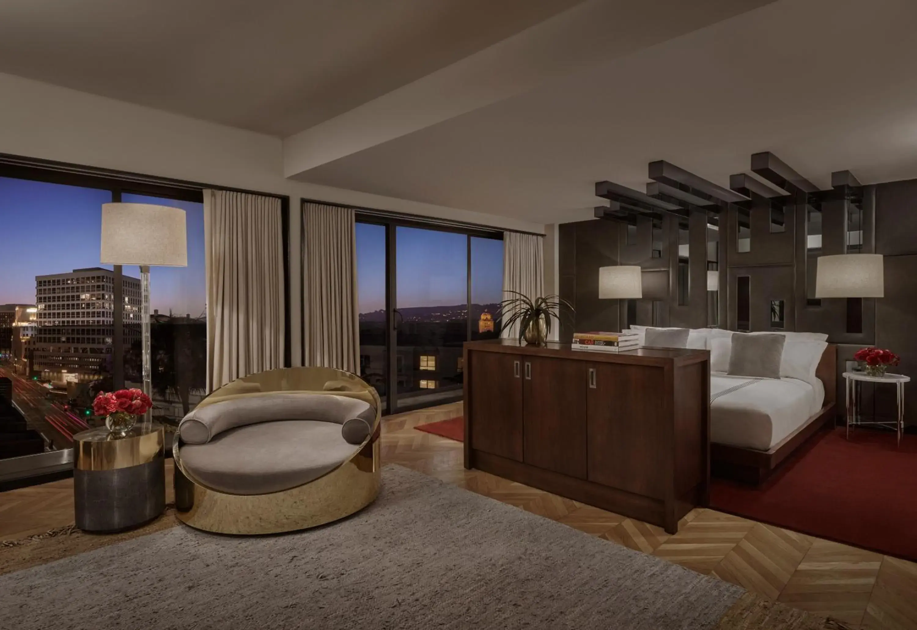 Bedroom, Bed in SIXTY Beverly Hills Bedroom, Bed in SIXTY Beverly Hills