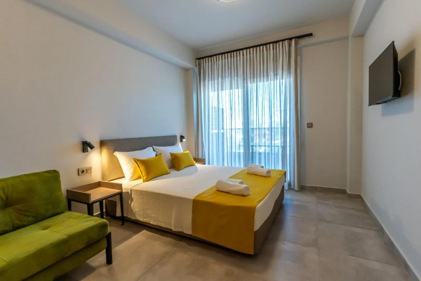 Bedroom, Bed in AURA APARTMENTS