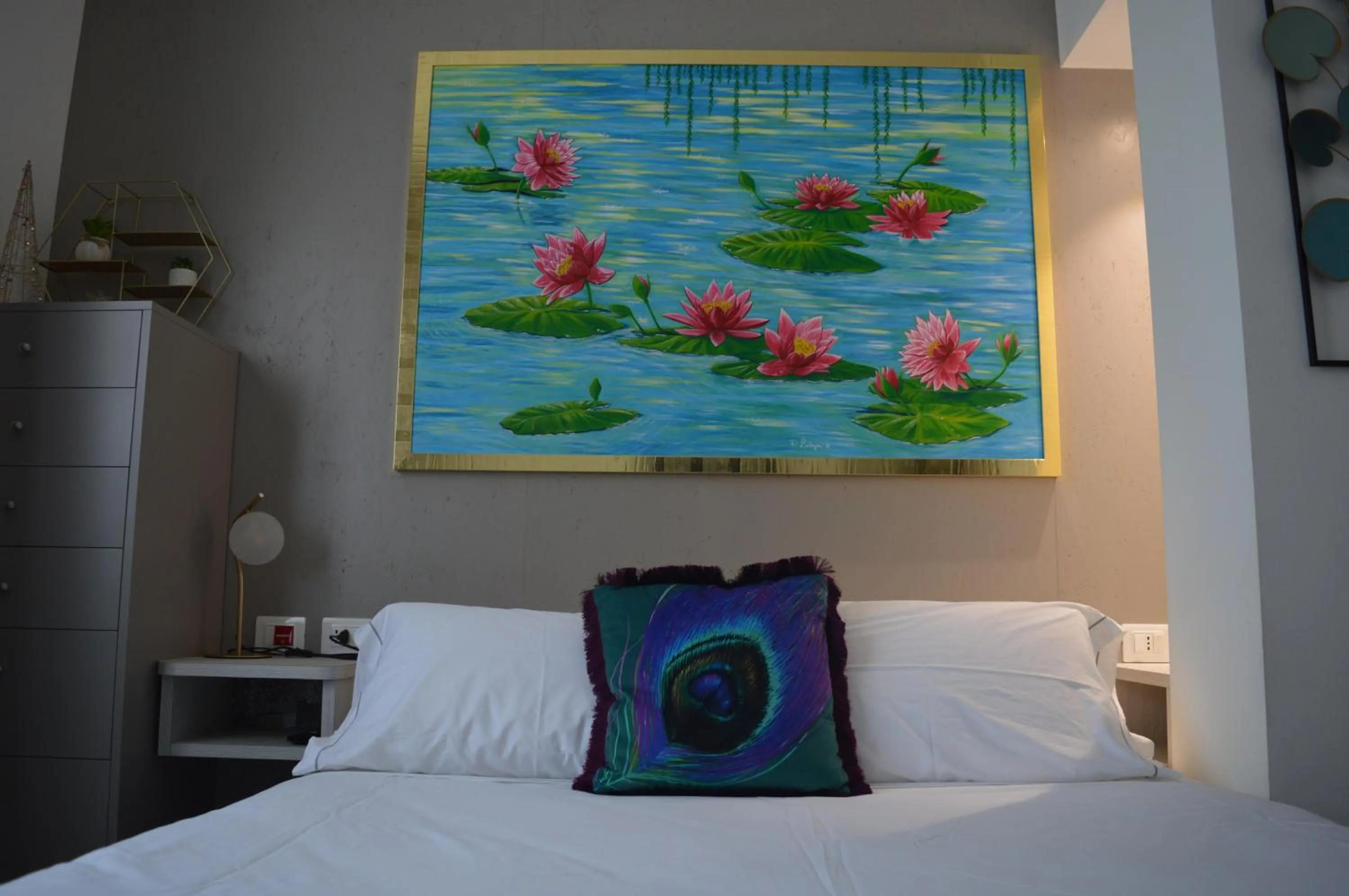 Bed in Bed and breakfast Villa Tota