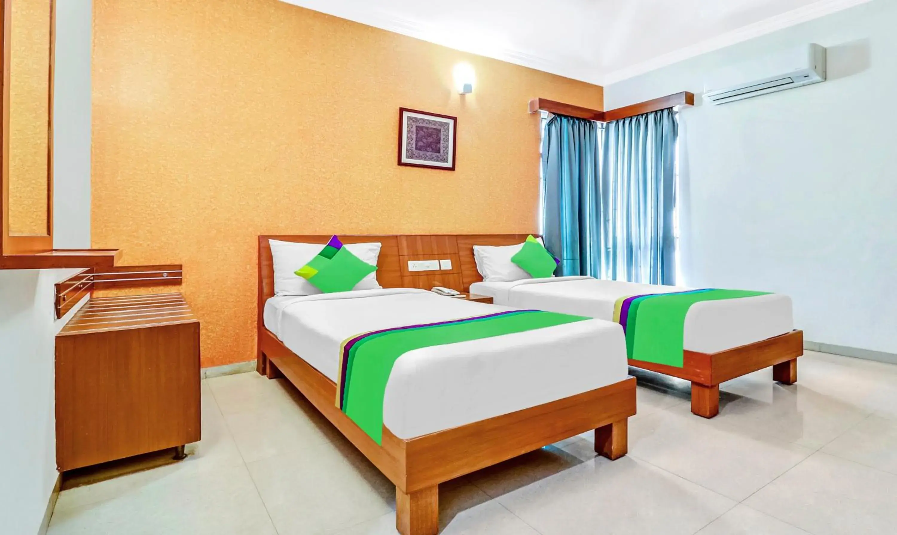 Bedroom, Bed in Treebo The Grand Skyla Marathahalli Bedroom, Bed in Treebo The Grand Skyla Marathahalli