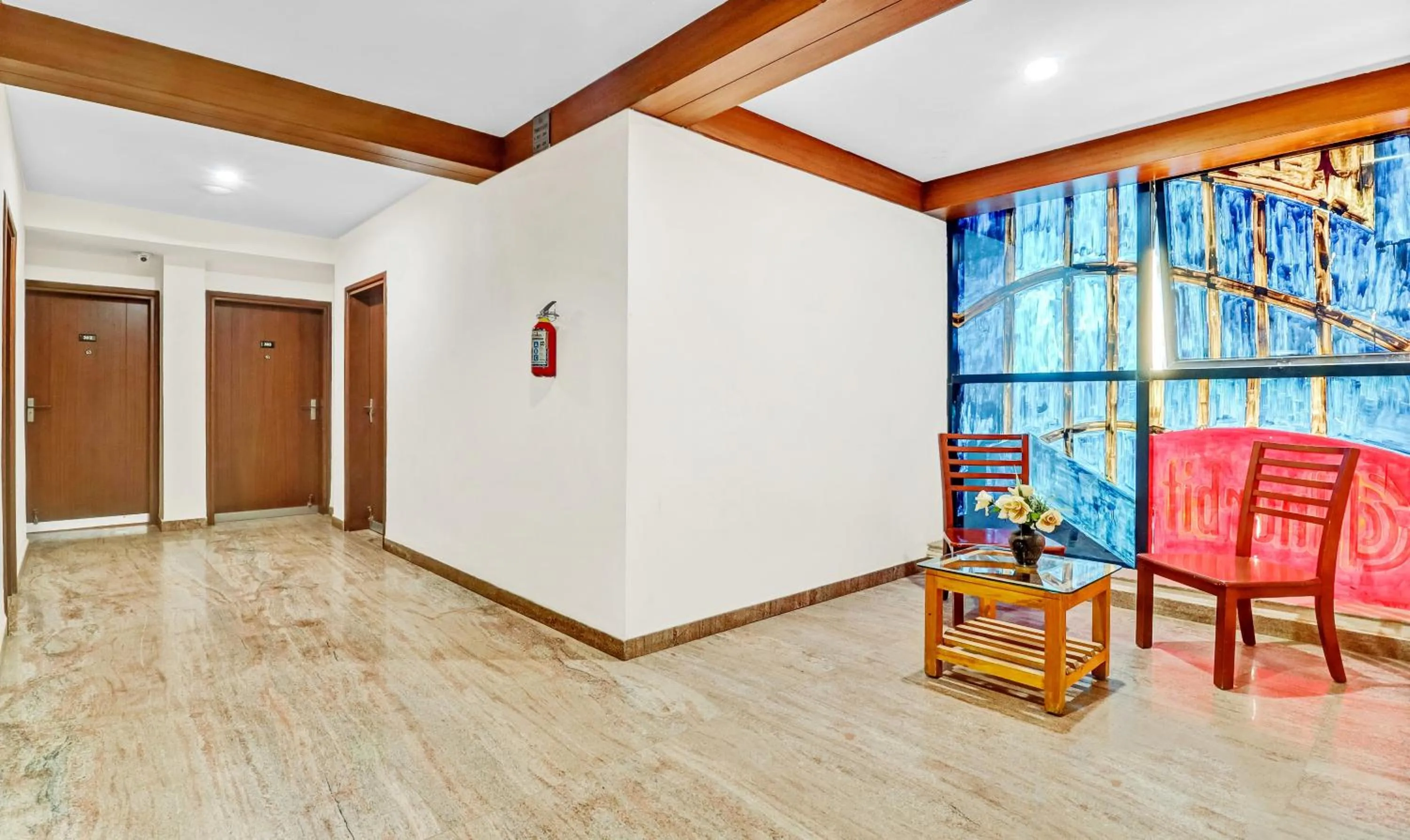 Lobby or reception in Treebo The Grand Skyla Marathahalli