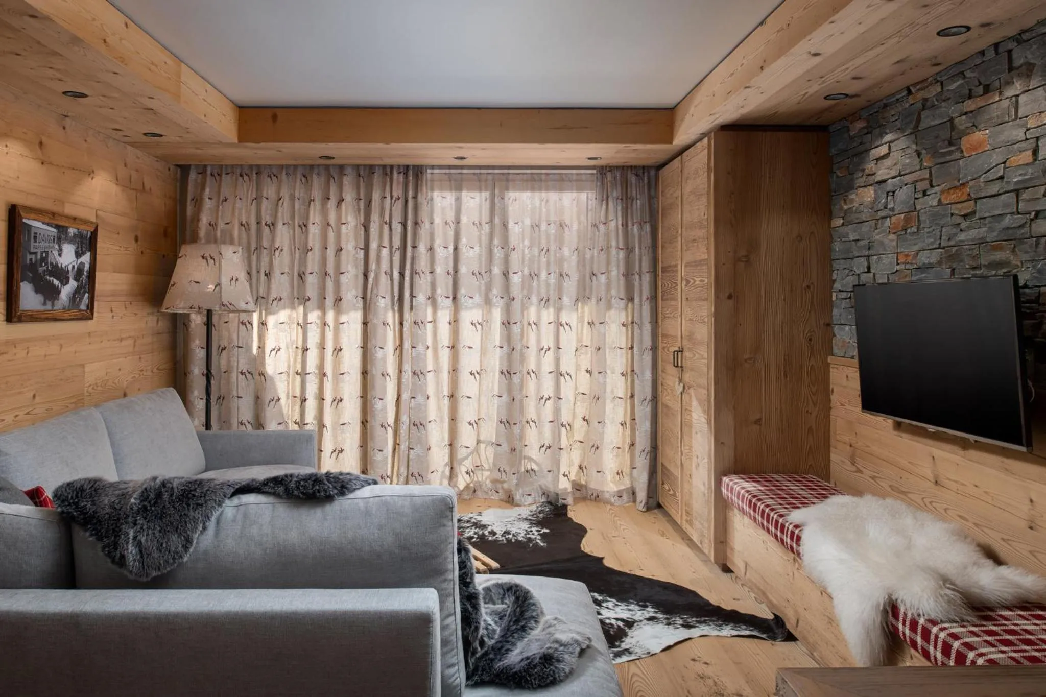 Seating area, Bed in Residenz by Meierhof