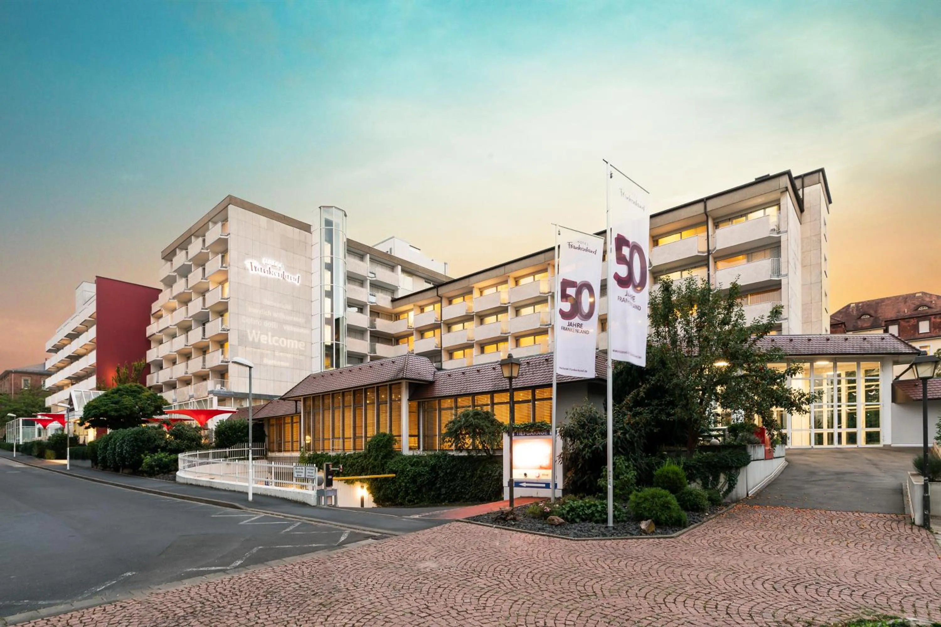 Property building in Hotel Frankenland