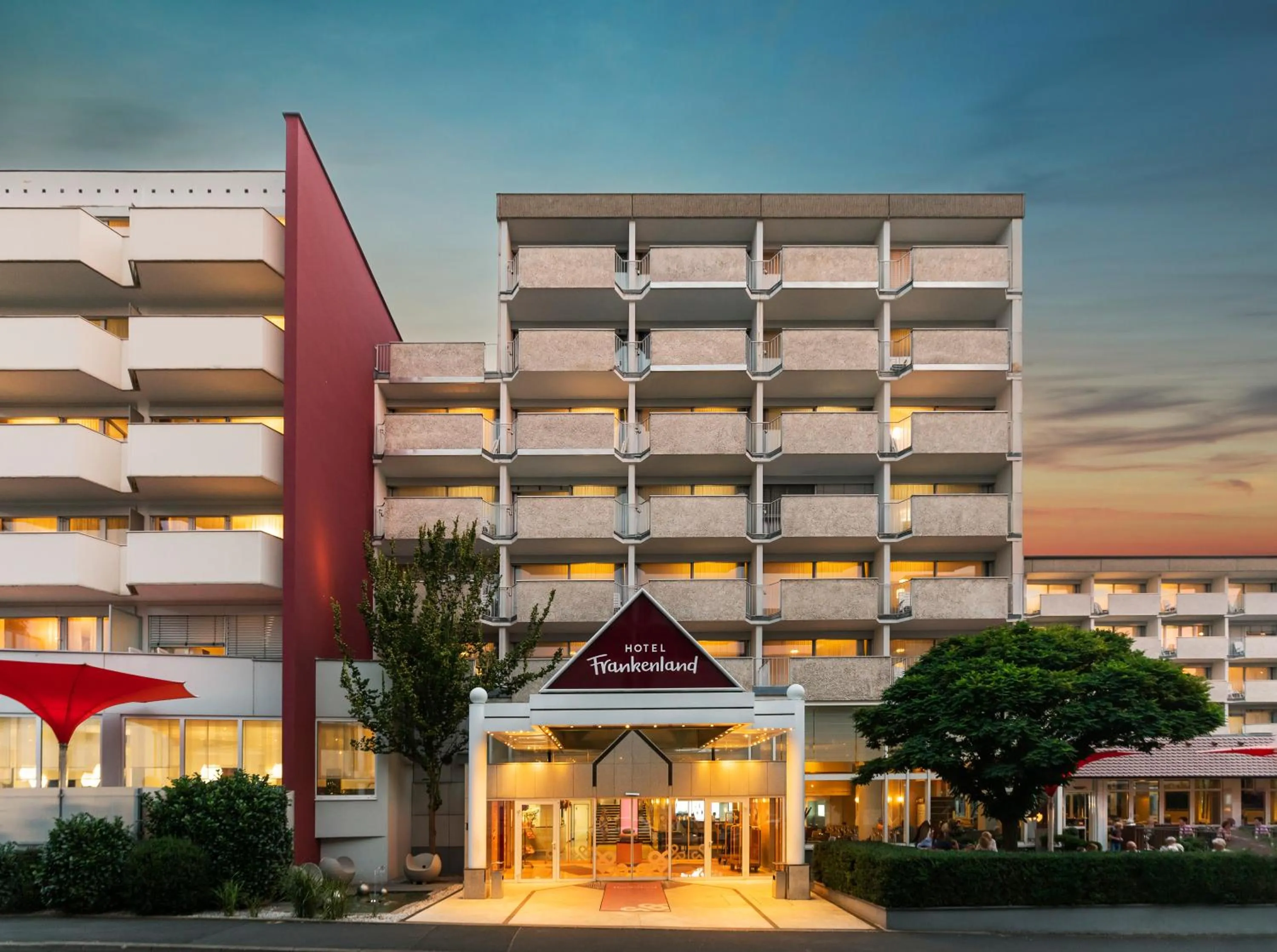 Property building in Hotel Frankenland