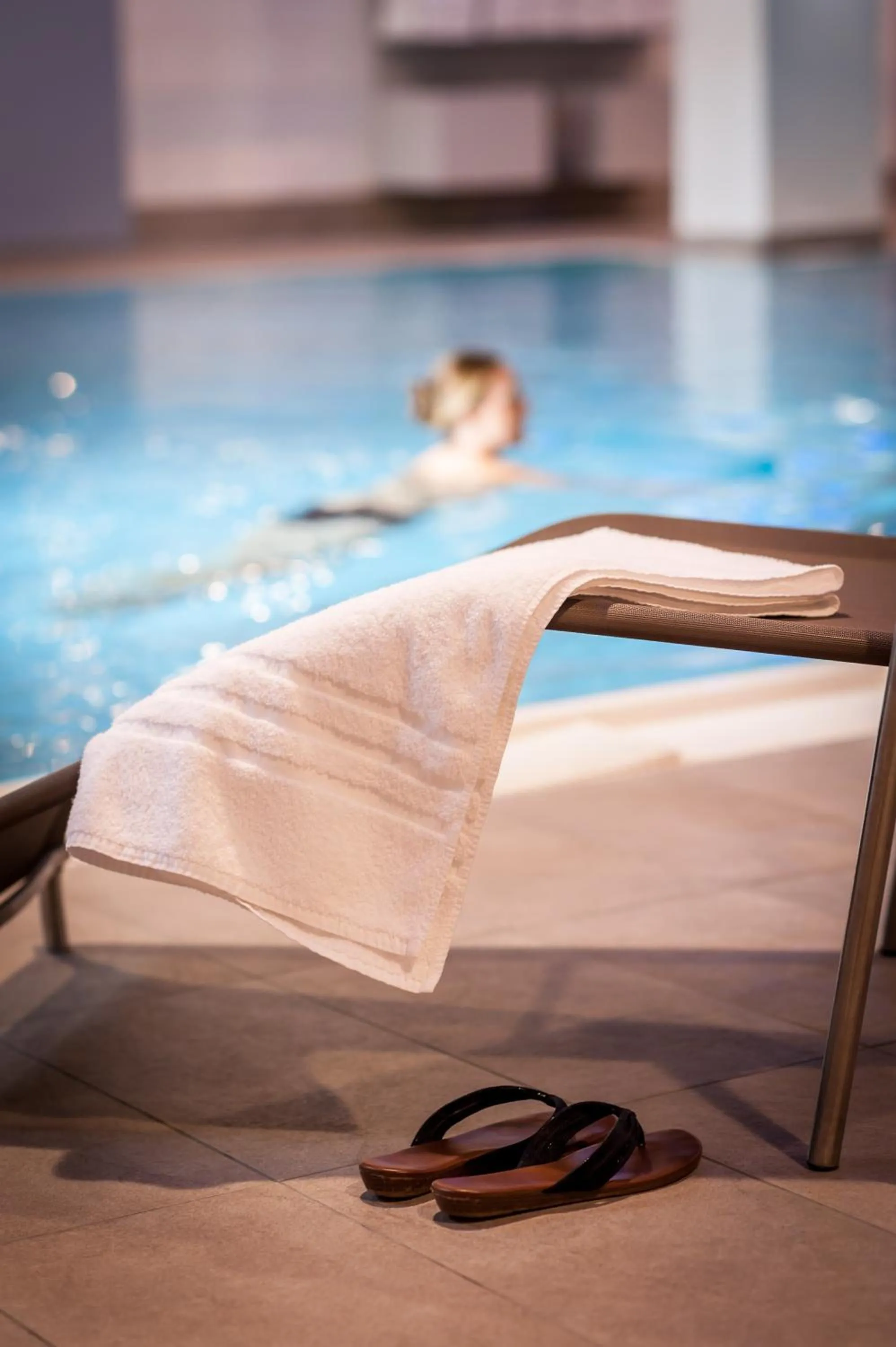 Swimming pool in Hotel Frankenland