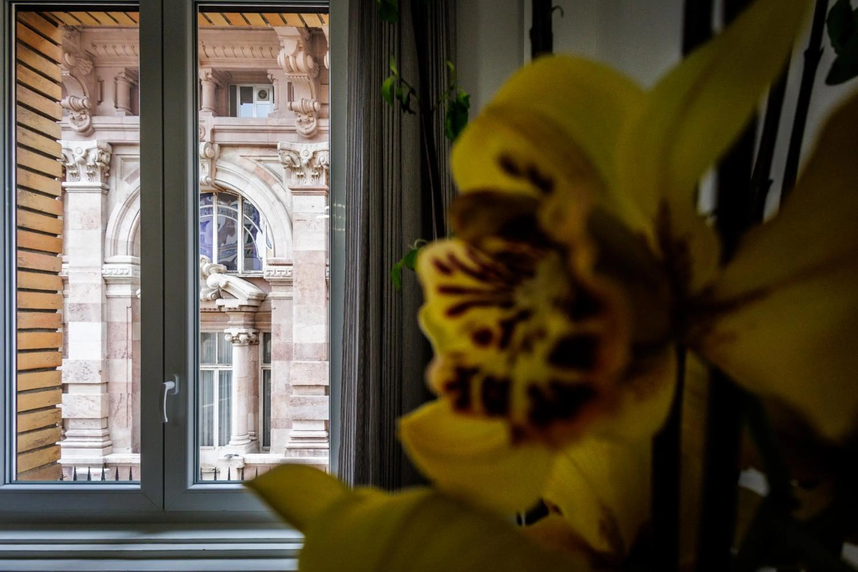 City view in Genoa Lux Apartments with parking