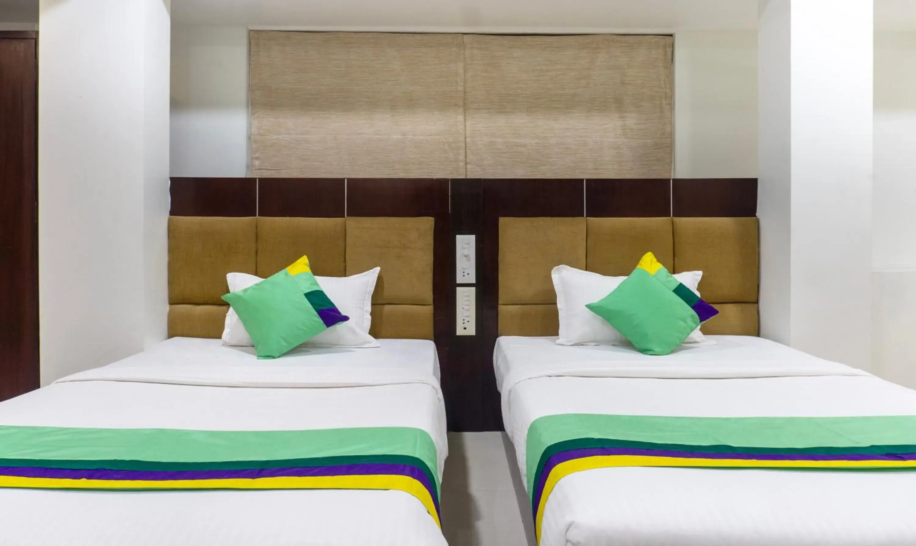 Bedroom, Bed in Treebo Bhairavee, Baner Bedroom, Bed in Treebo Bhairavee, Baner